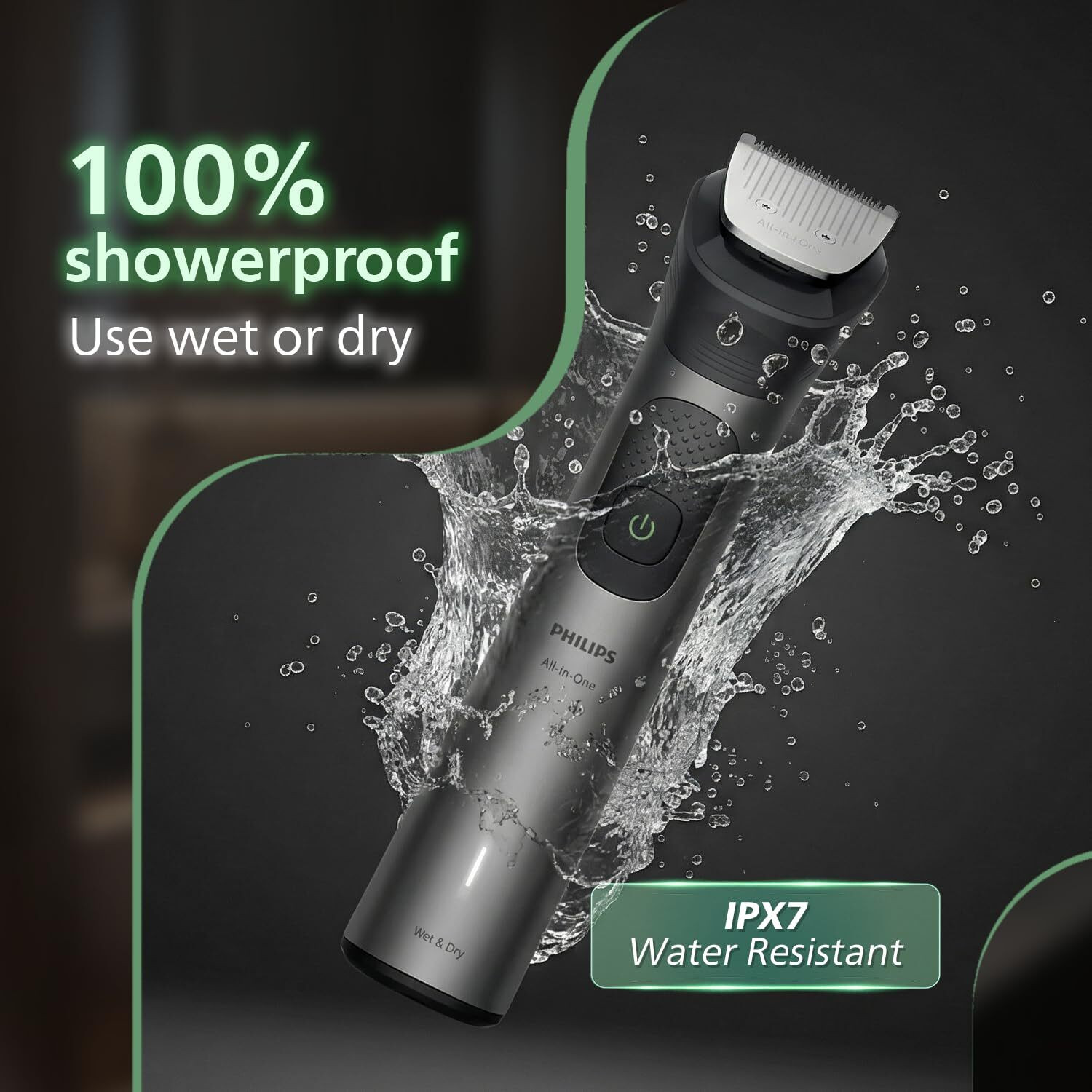 Image of PHILIPS MG7931 /30 Cordless 16-in-1 Trimmer for Men Fully Waterproof Grooming Kit 120 min Runtime 21 Length Settings