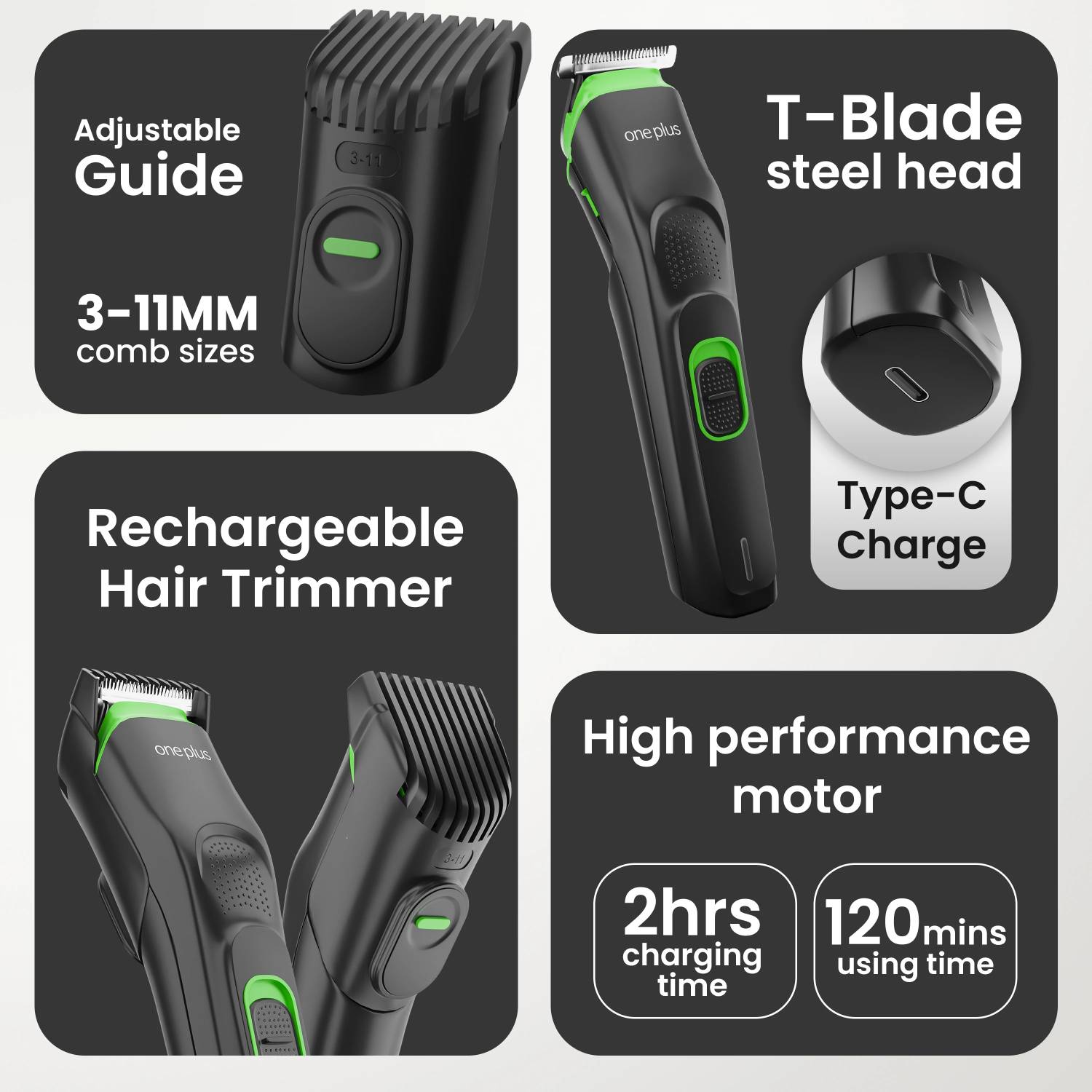 One Plus OP 11 Cordless Hair Trimmer - Image 2