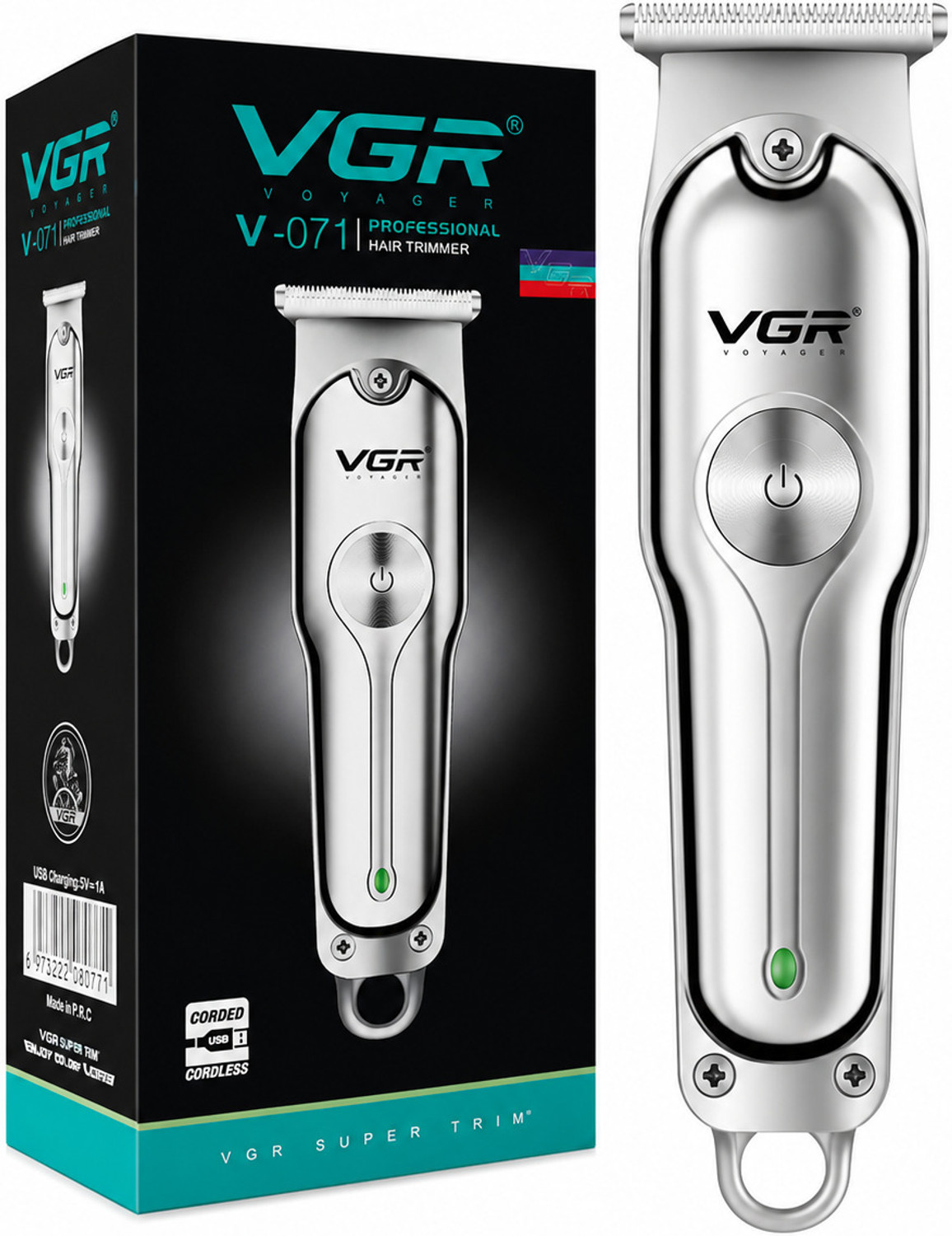 Image of VGR V-071. Trimmer 120 min Runtime 4 Length Settings