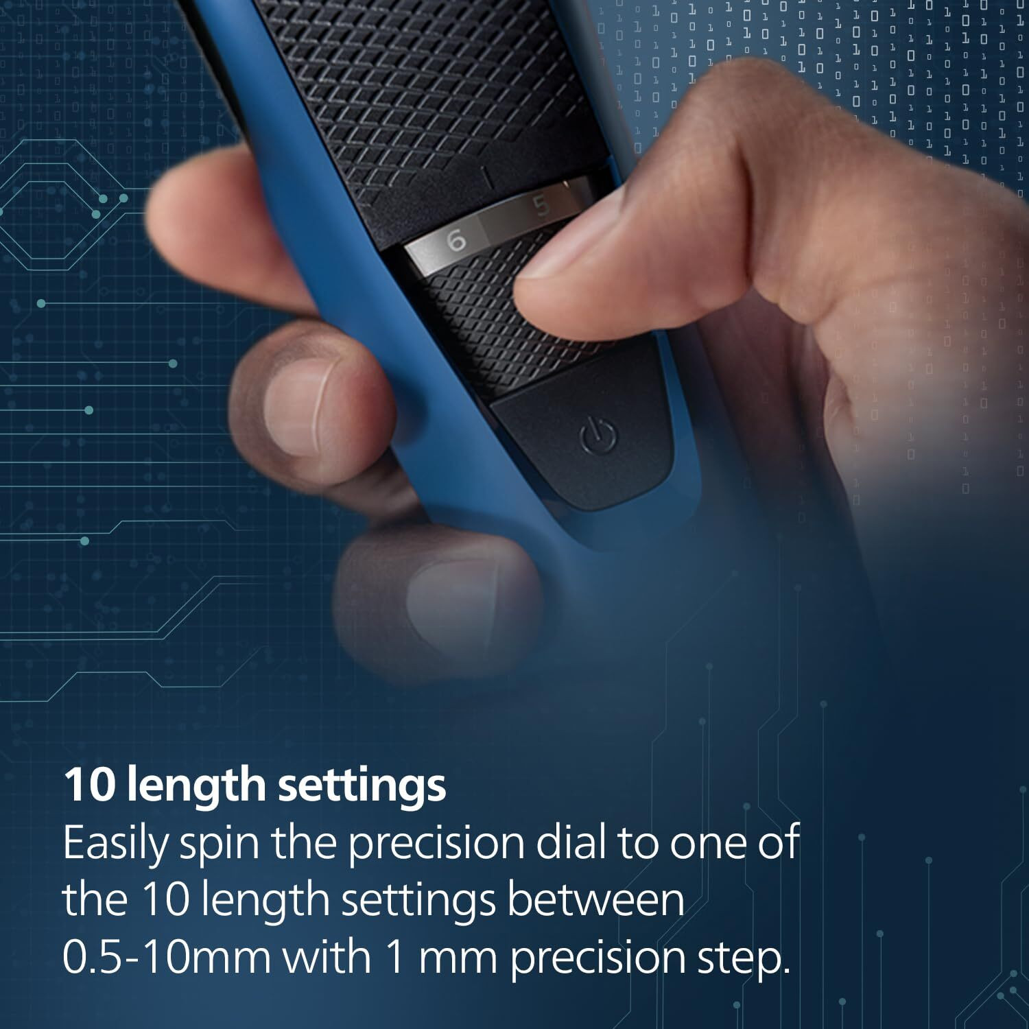 Image of PHILIPS BT3303 /30 Trimmer 60 min Runtime 10 Length Settings