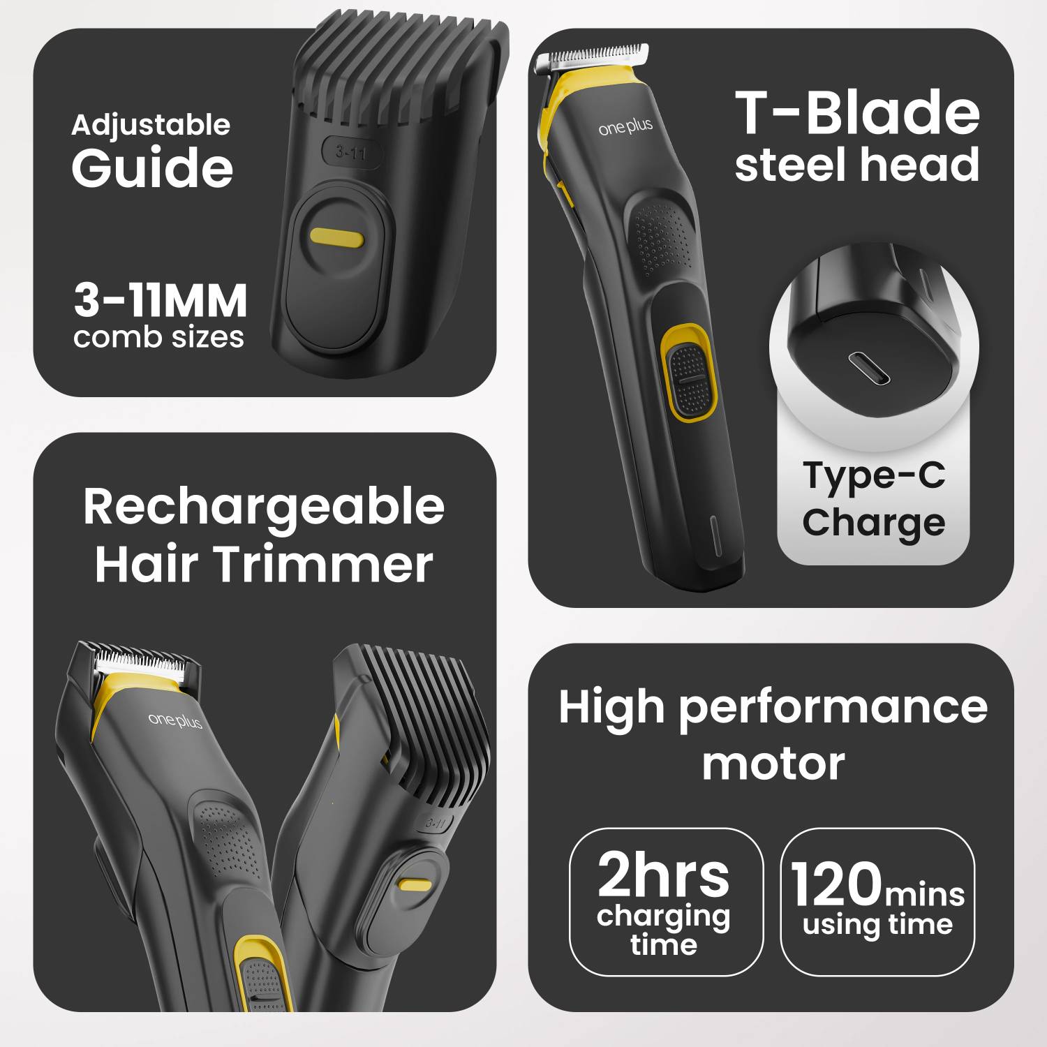 One Plus OP 11 Cordless Hair Trimmer - Image 2
