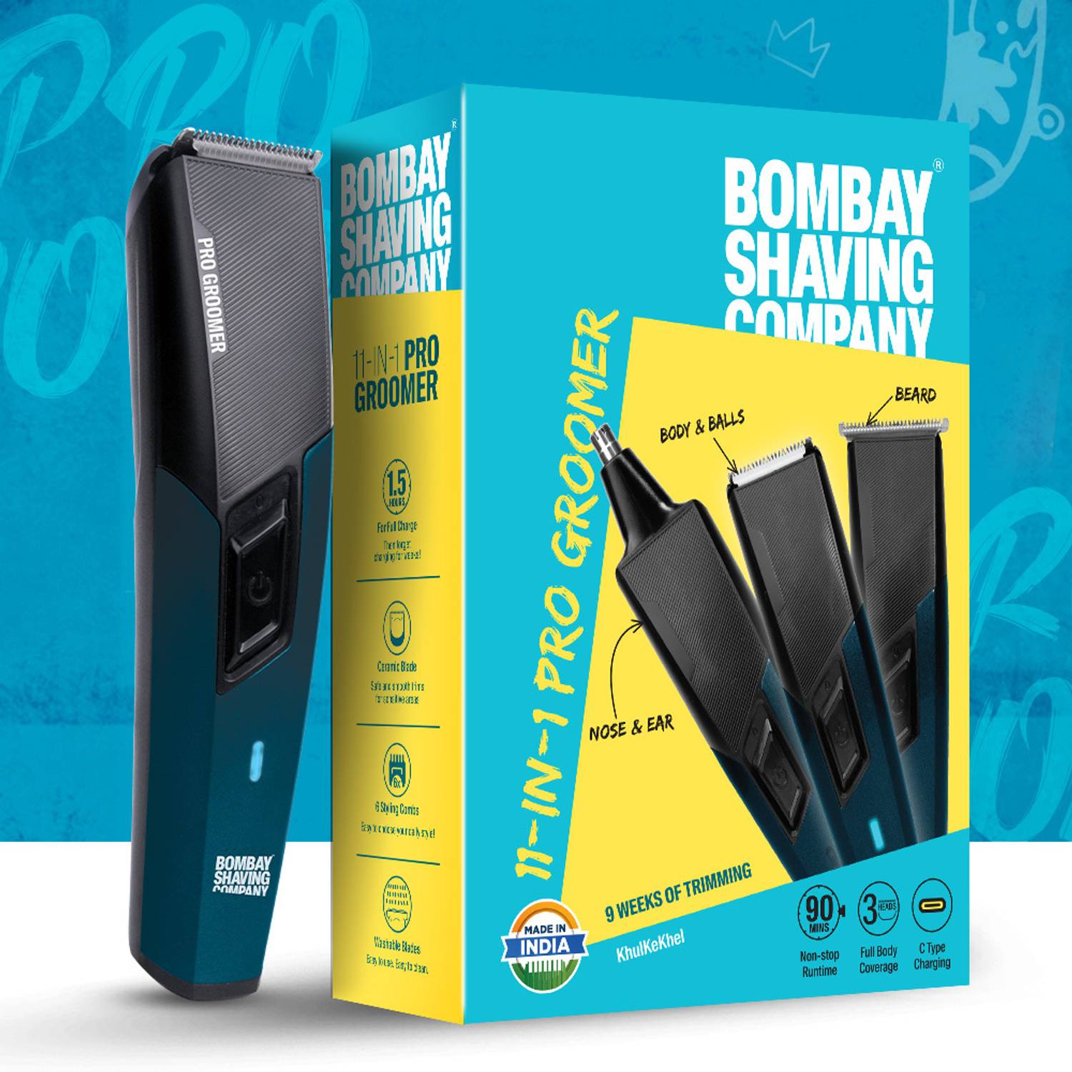 Bombay Shaving Company 11-in-1 Pro Groomer