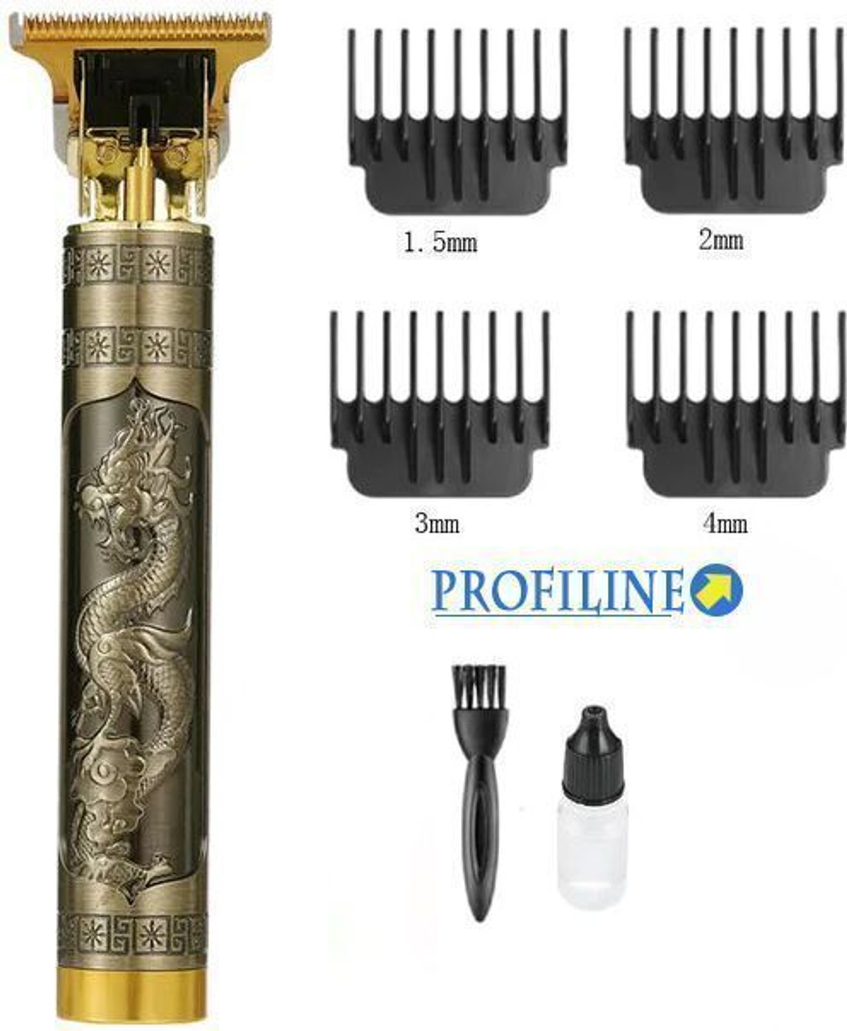 Image of Sahaj Enterprise Trimmer men ||Trimmers|| Dadhi banane wali machine Metal Trimmer 60 min Runtime 4 Length Settings (Gold)