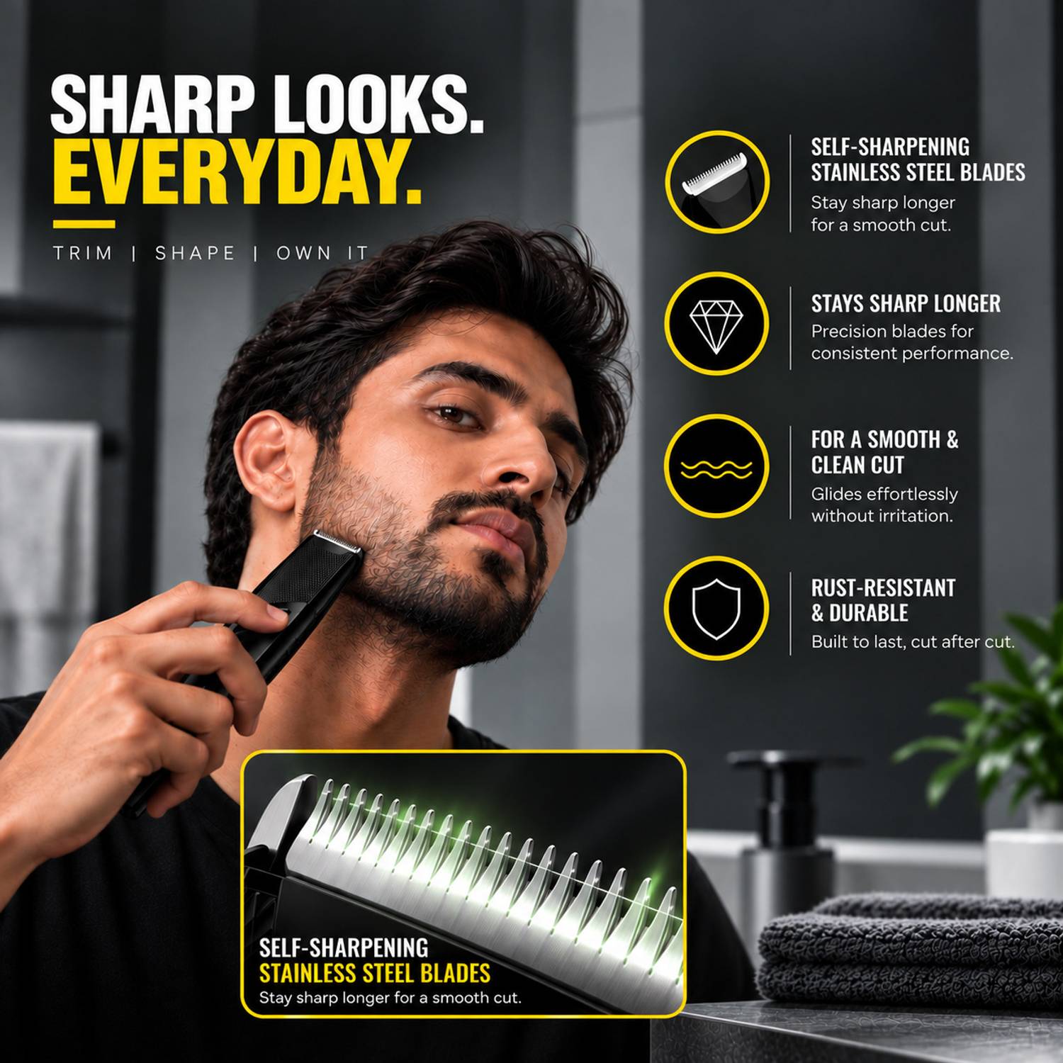 P0C0 PC-31 Cordless Hair Trimmer - Image 4