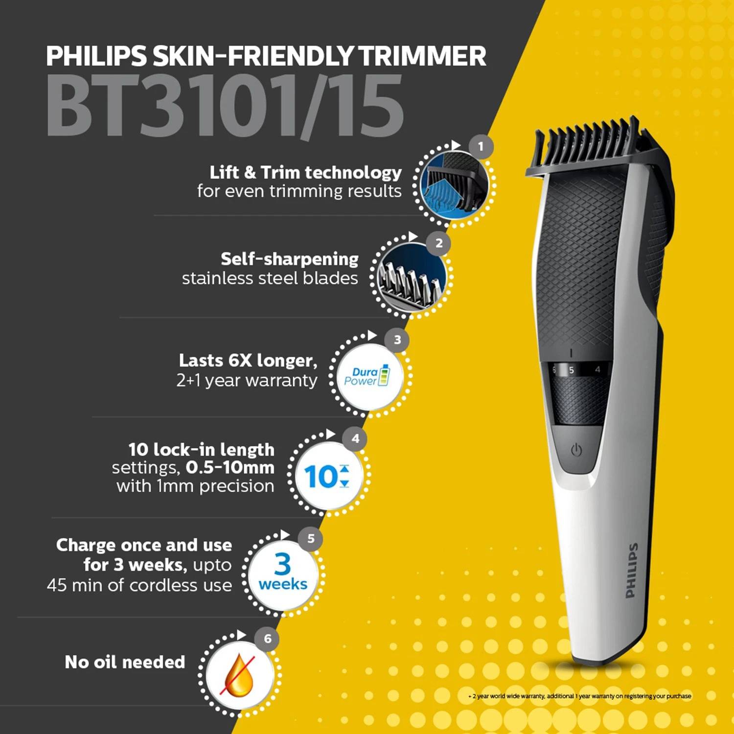 PHILIPS BT3101/15 Trimmer - Image 2