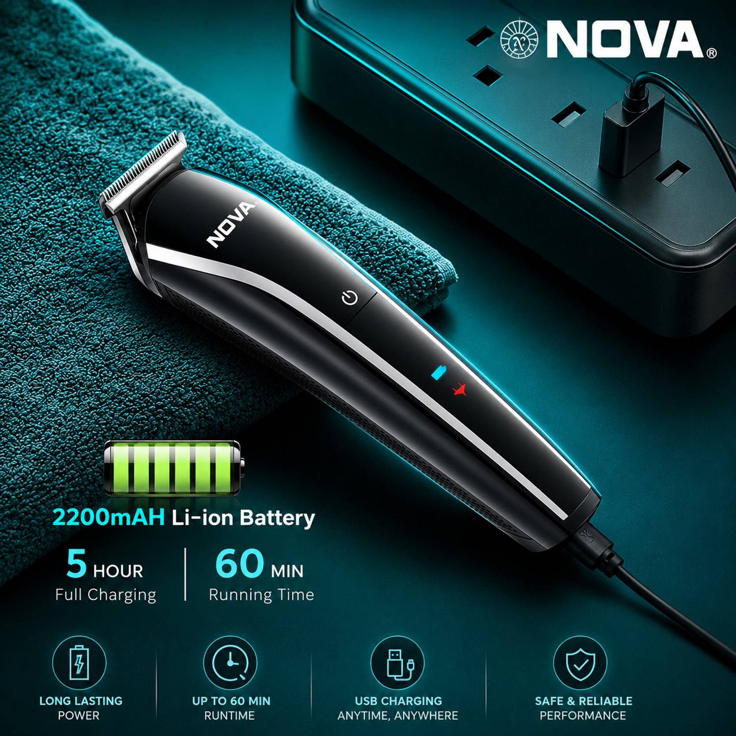 NOVA NG 1152-05 USB Trimmer - Image 3