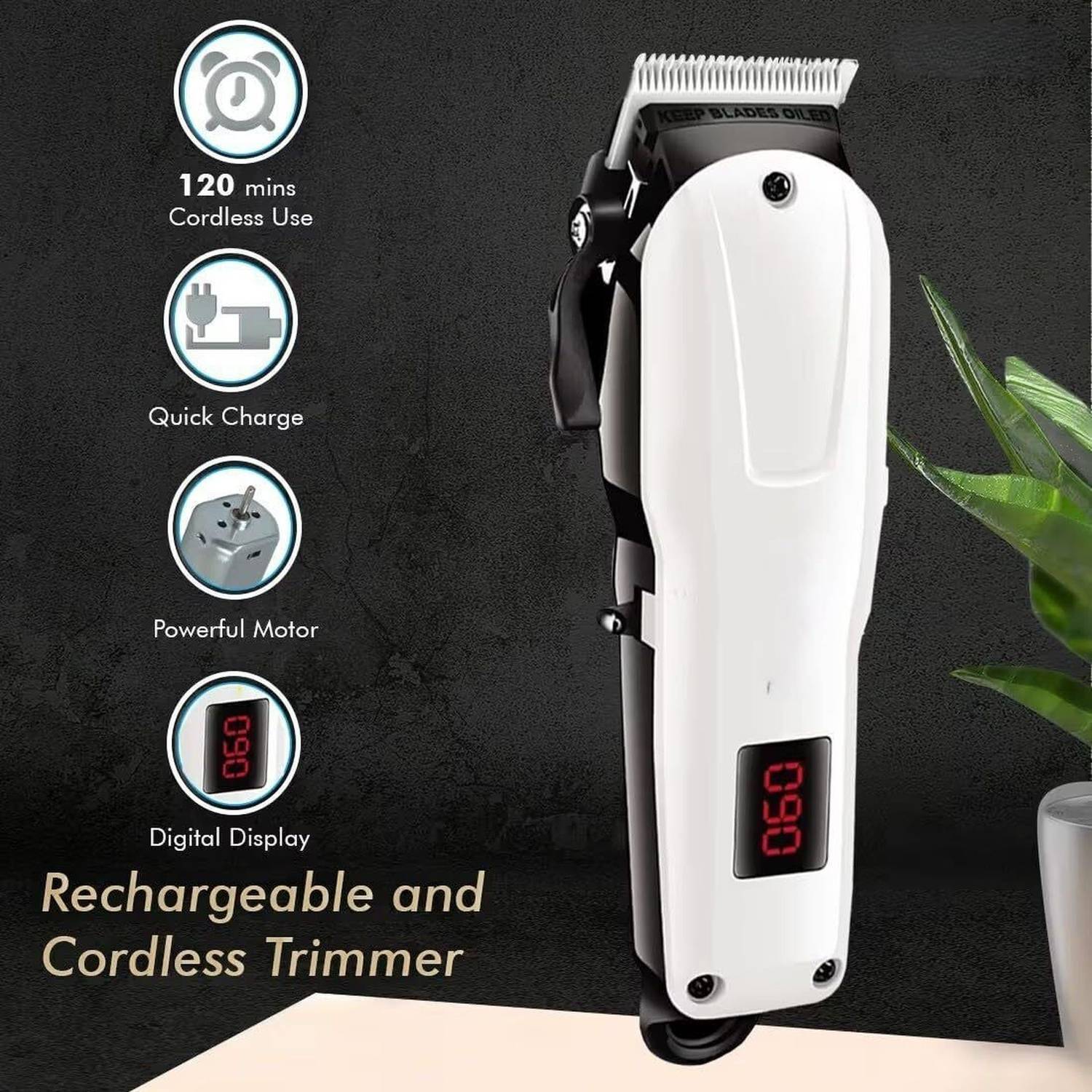 FINARO MAX-TOP 809 Cordless Hair Trimmer - Image 4