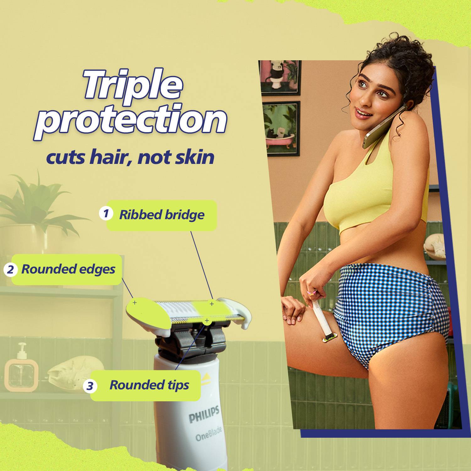 PHILIPS QP1924/20 OneBlade Razor for Women - Image 4