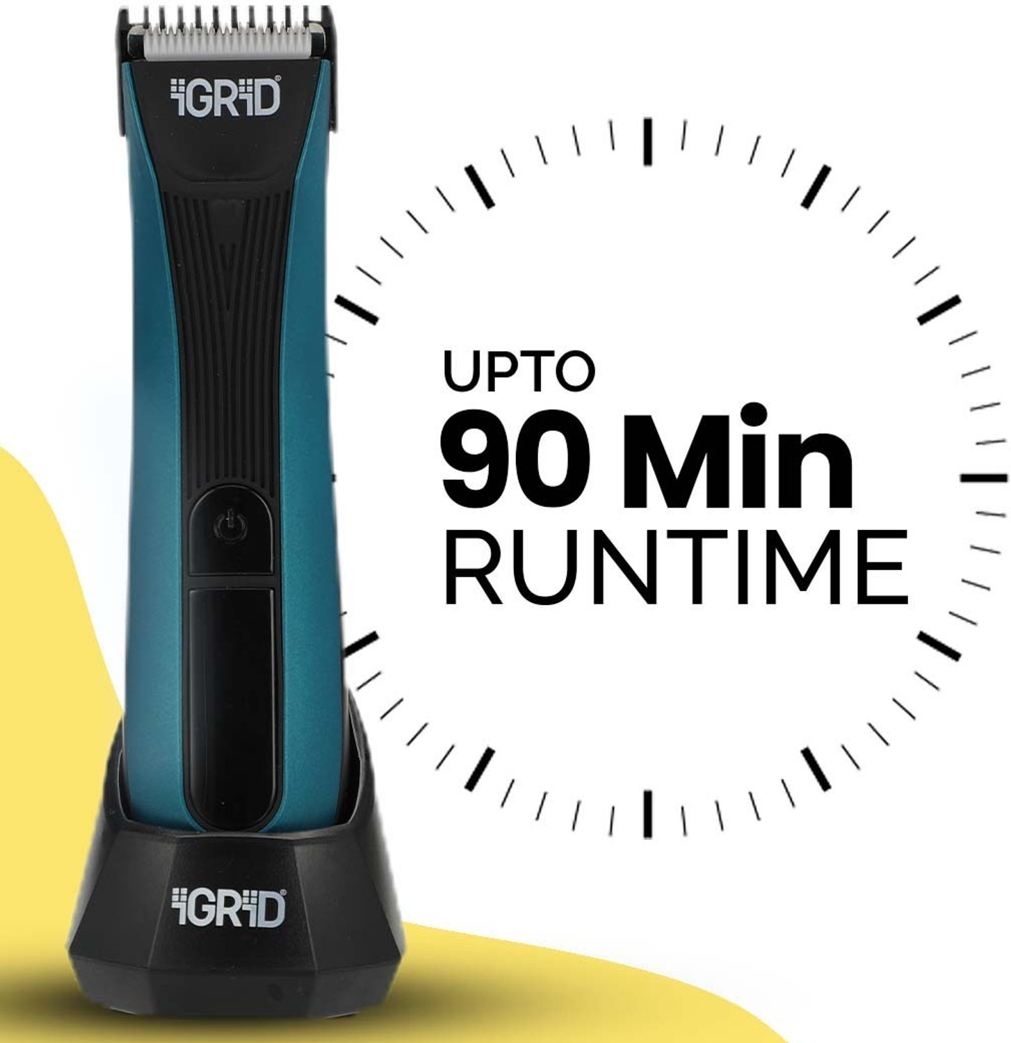 Image of iGRiD IG-4015 Fully Waterproof Body Groomer 90 min Runtime 3 Length Settings