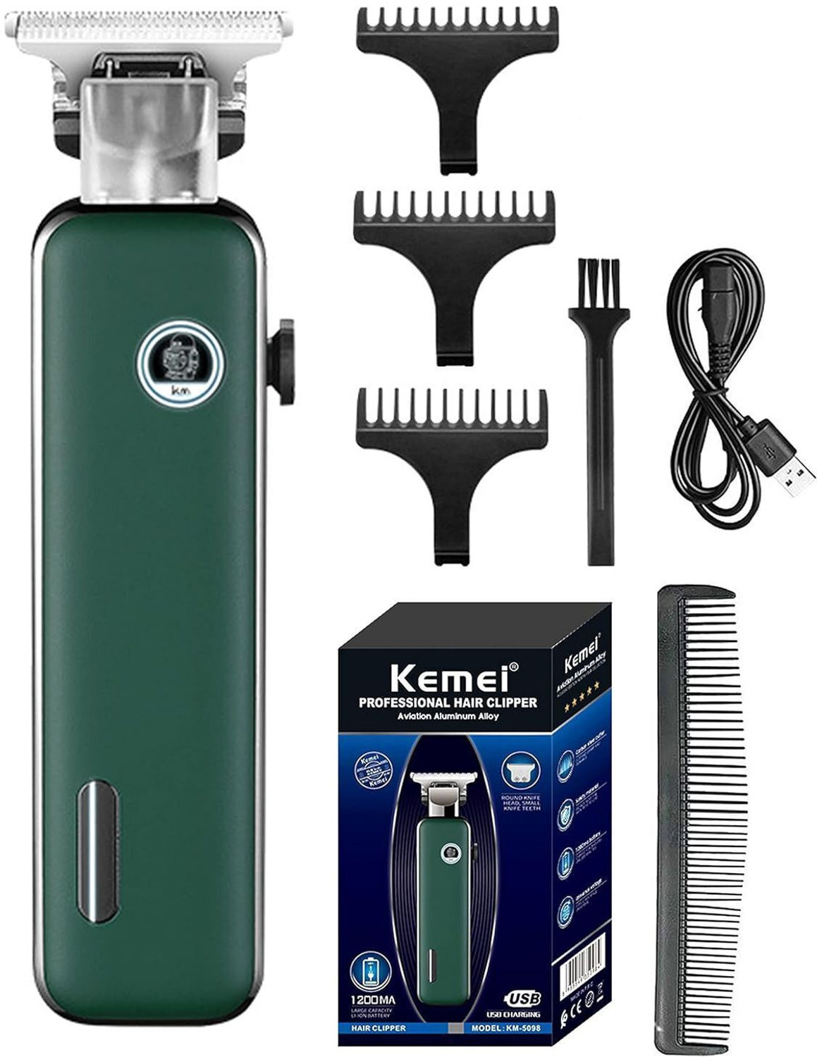 Image of Kemei KM-5098 Trimmer 60 min Runtime 4 Length Settings