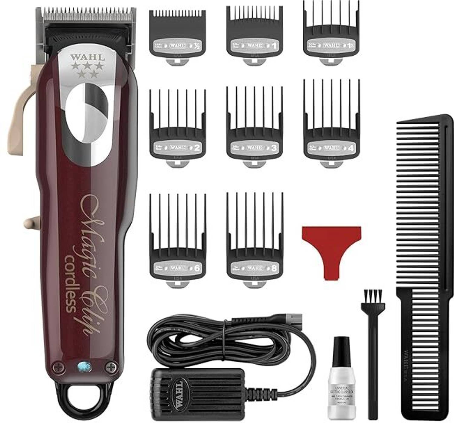 WAHL MagicClip Clipper&Detailerのセット@8㊹❽@ WAHL Professional Magic Clipper | Cordless Hair Trimmer for Men