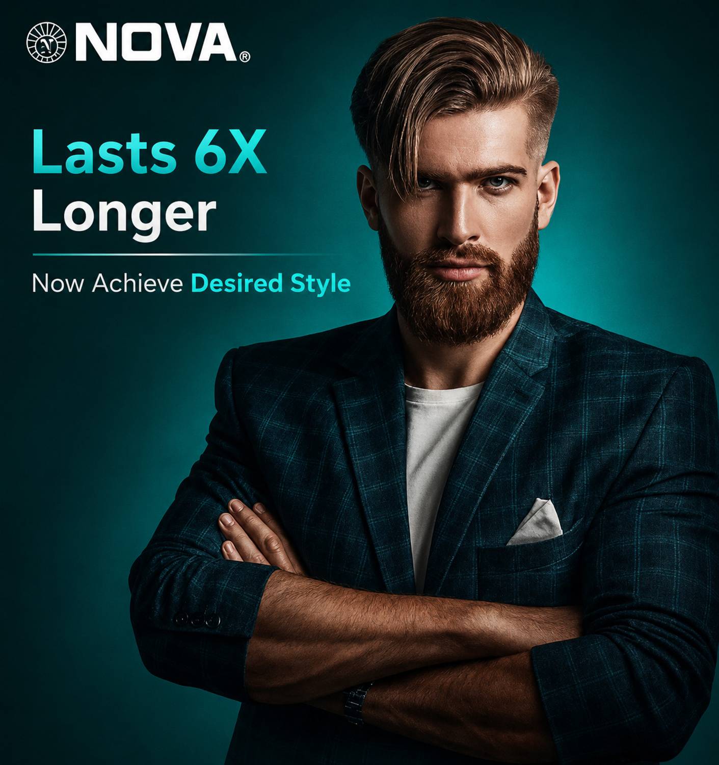 NOVA NG 1142 Hair Trimmer 150 min Blue - Image 5