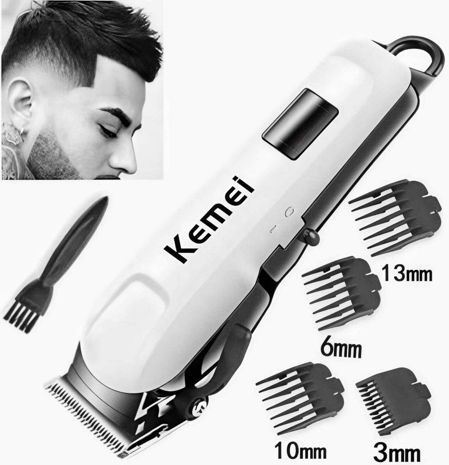 Image of KEMMIE inchKM, 809`A Trimmer 240 min Runtime 4 Length Settings