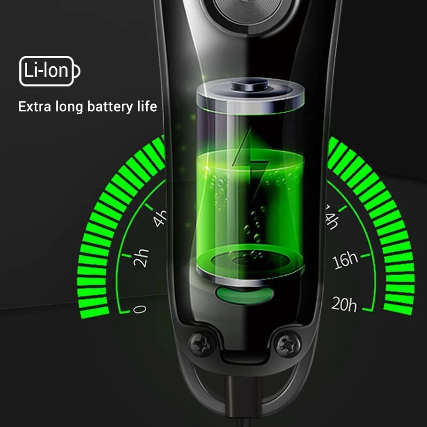 Image of TRP Traders HTC AT-118 Professionals Trimmer And Haircut Rechargeable Beard And Moustaches Trimmer 90 min Runtime 3 Length Settings