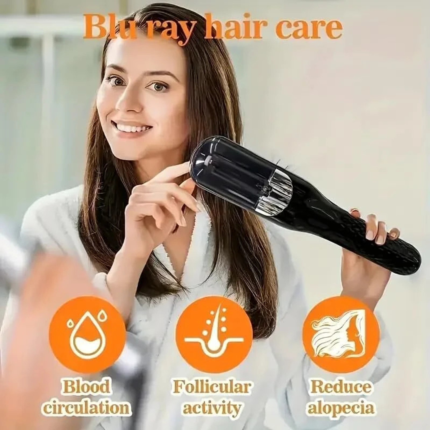 Image of sellastic Cordless Split End Hair Trimmer Machine ry, Damaged, Curly, Frizzy Hair Trimmer 30 min Runtime 2 Length Settings
