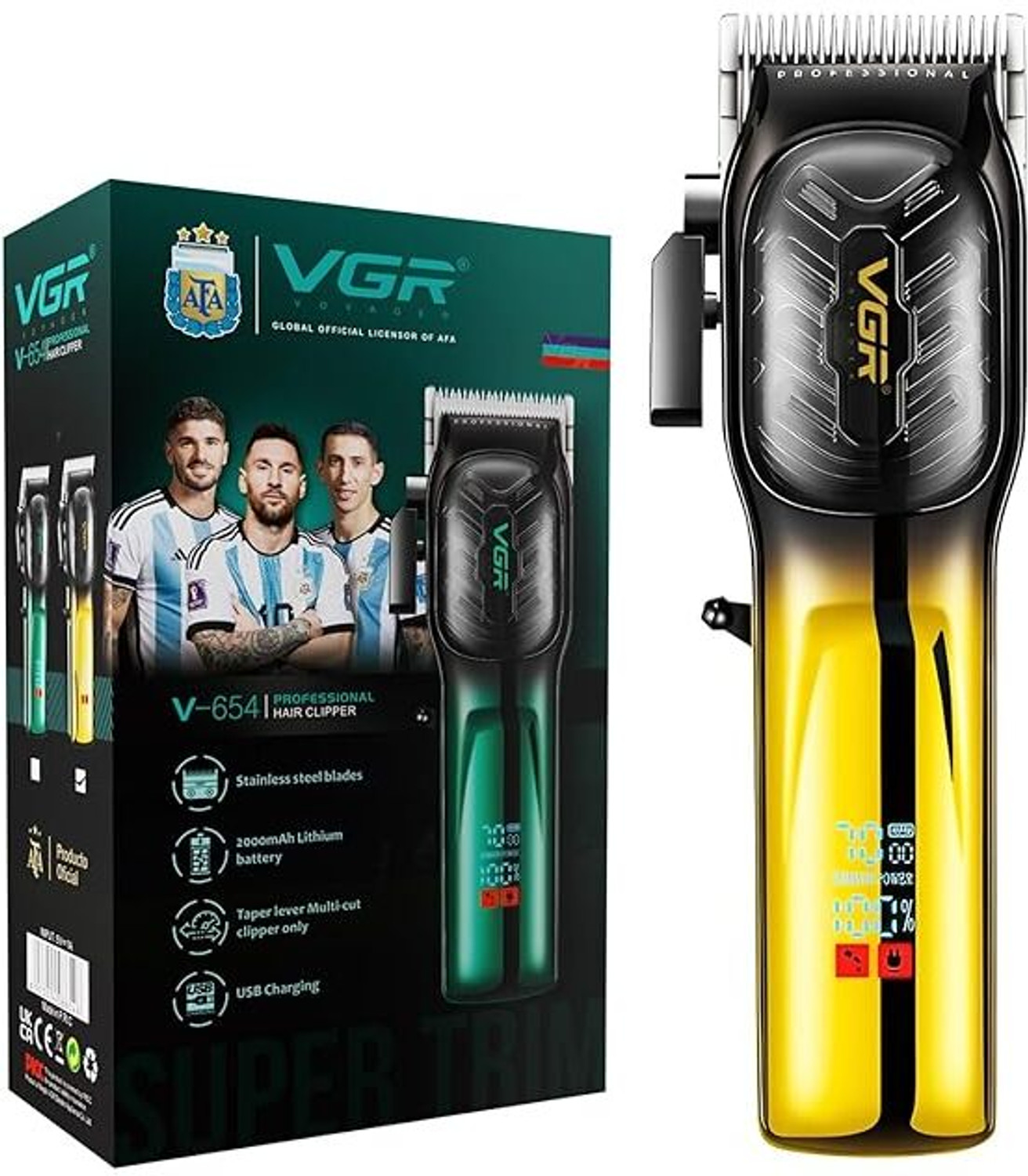 Image of VGR V-654 Grooming Kit 200 min Runtime 7 Length Settings