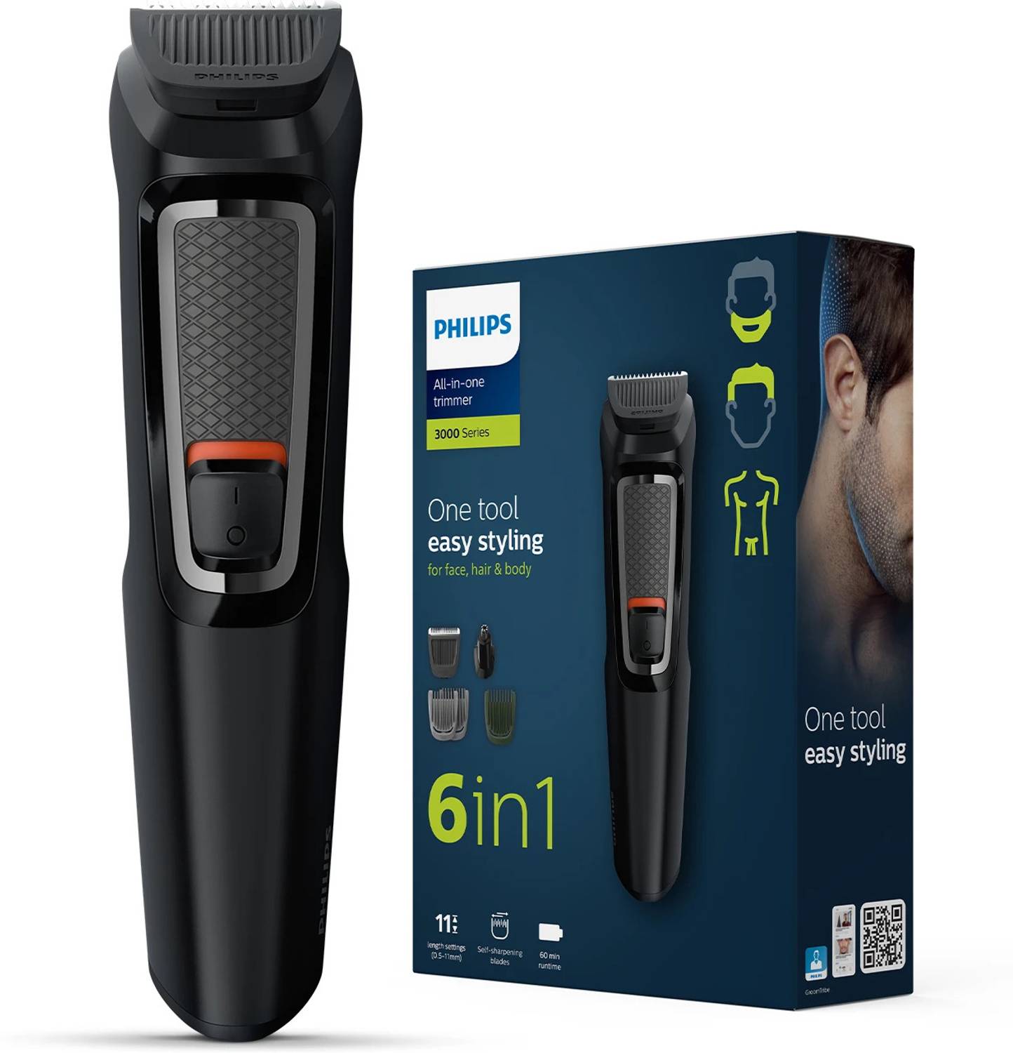 PHILIPS MG3724/30, Multigroomer, Self sharpening Blades Trimmer 6