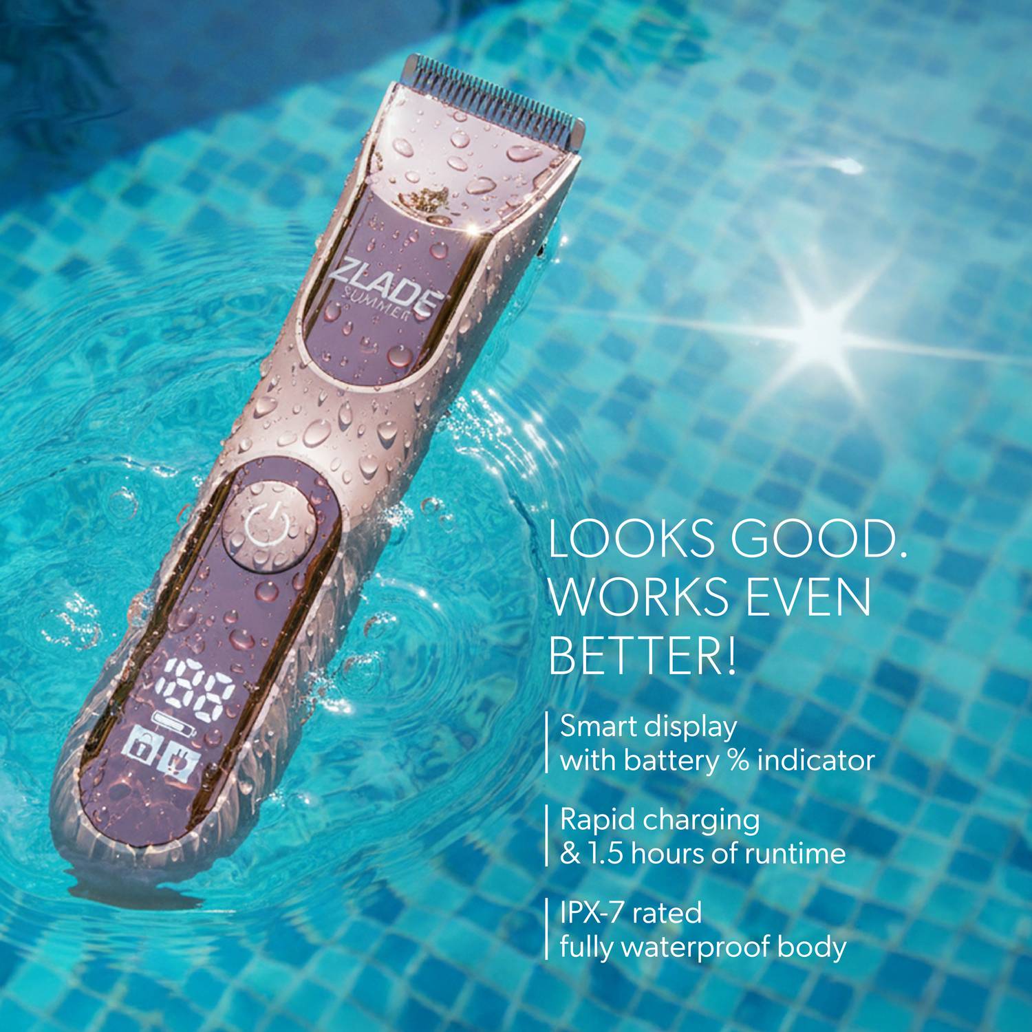 Zlade Summer Pro Intimate Body Trimmer for Women - Image 5