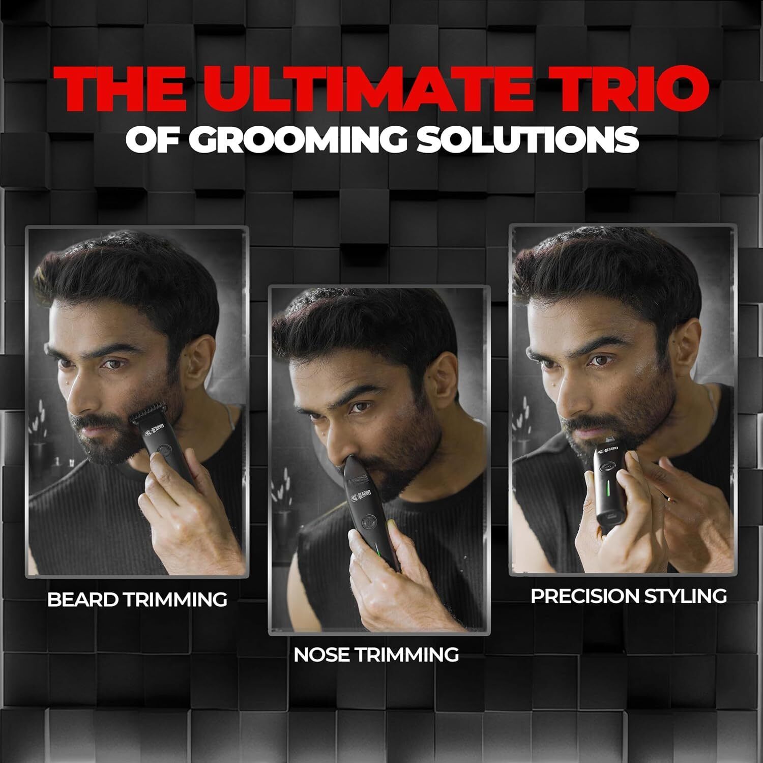 Image of JSJ APE-X PRIME TRIMMER Fully Waterproof Body Groomer 120 min Runtime 5 Length Settings