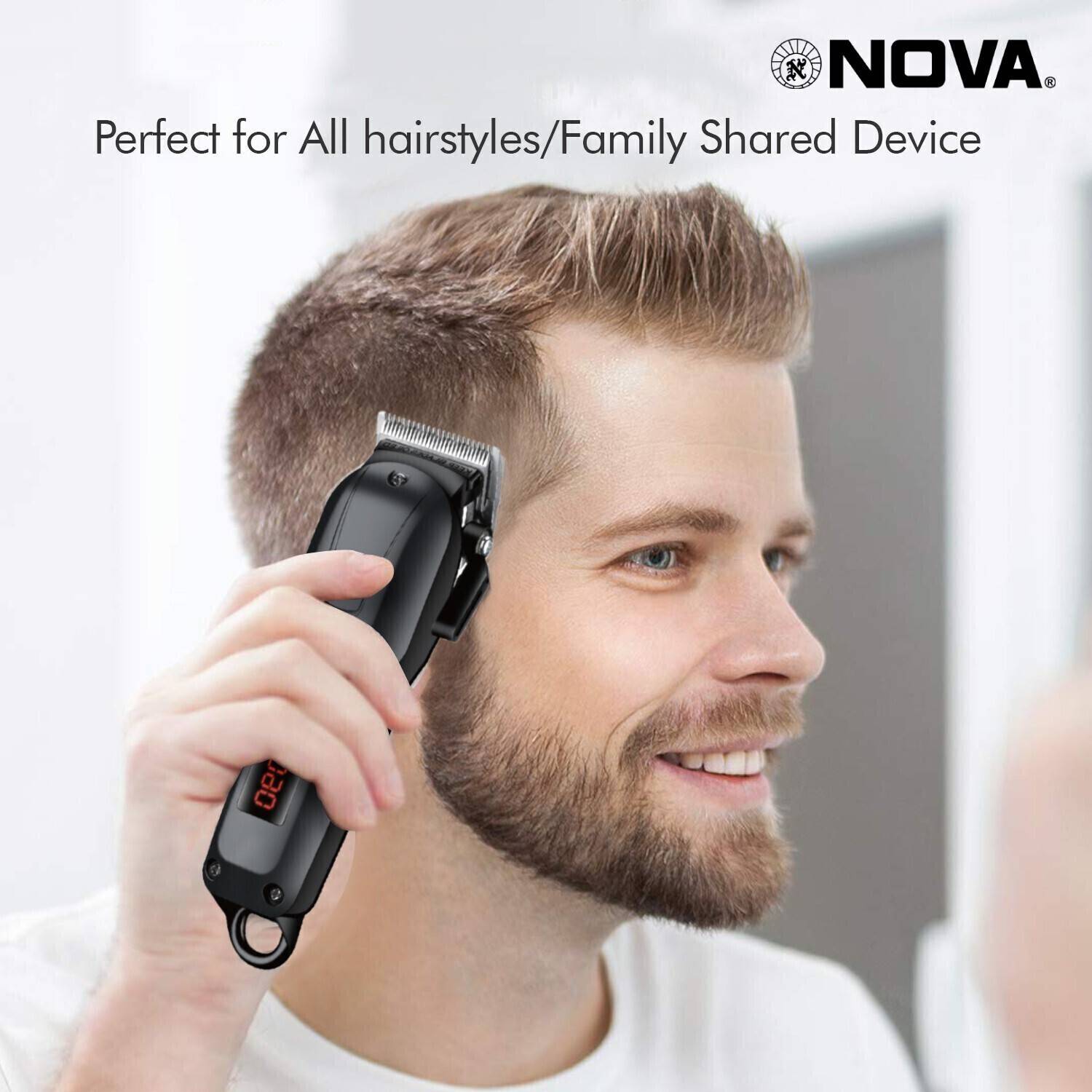 NOVA NHT 1083 Cordless Hair Clipper Trimmer - Image 3