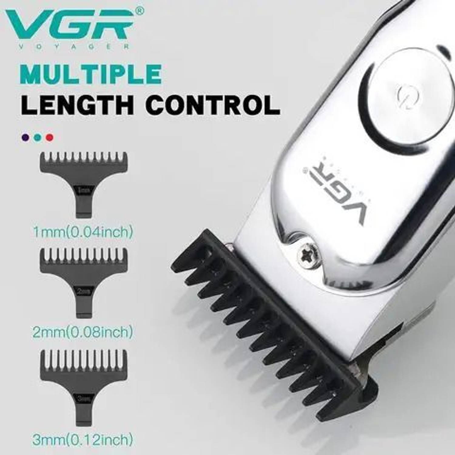 VGR V-071 Professional Rechargeable Hair Clipper - Image 4