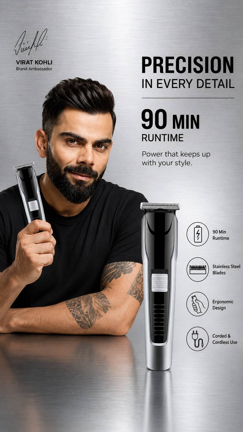 VoltEdge Perfect Trimmers for Men - Image 2