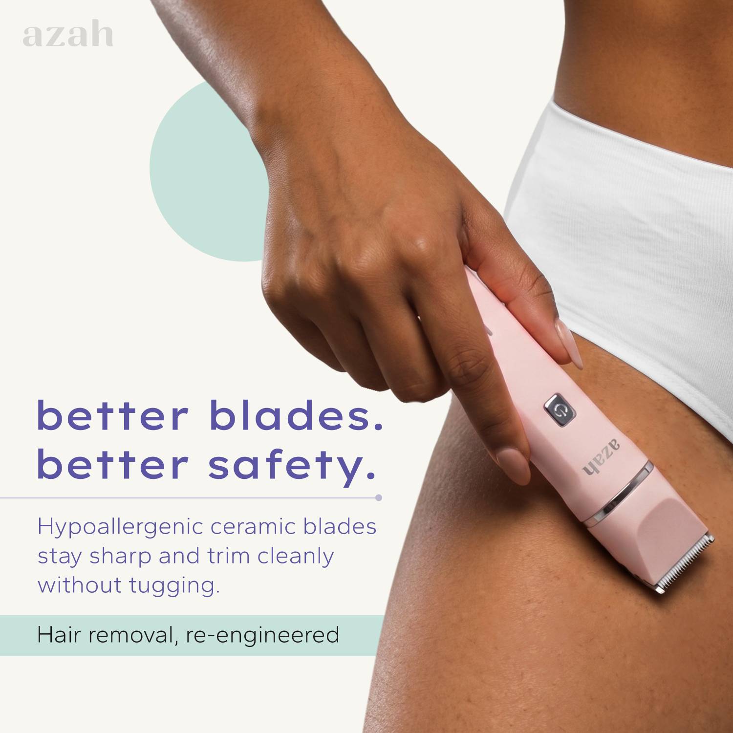 AZAH Rechargeable Bikini Trimmer for Women - Image 3