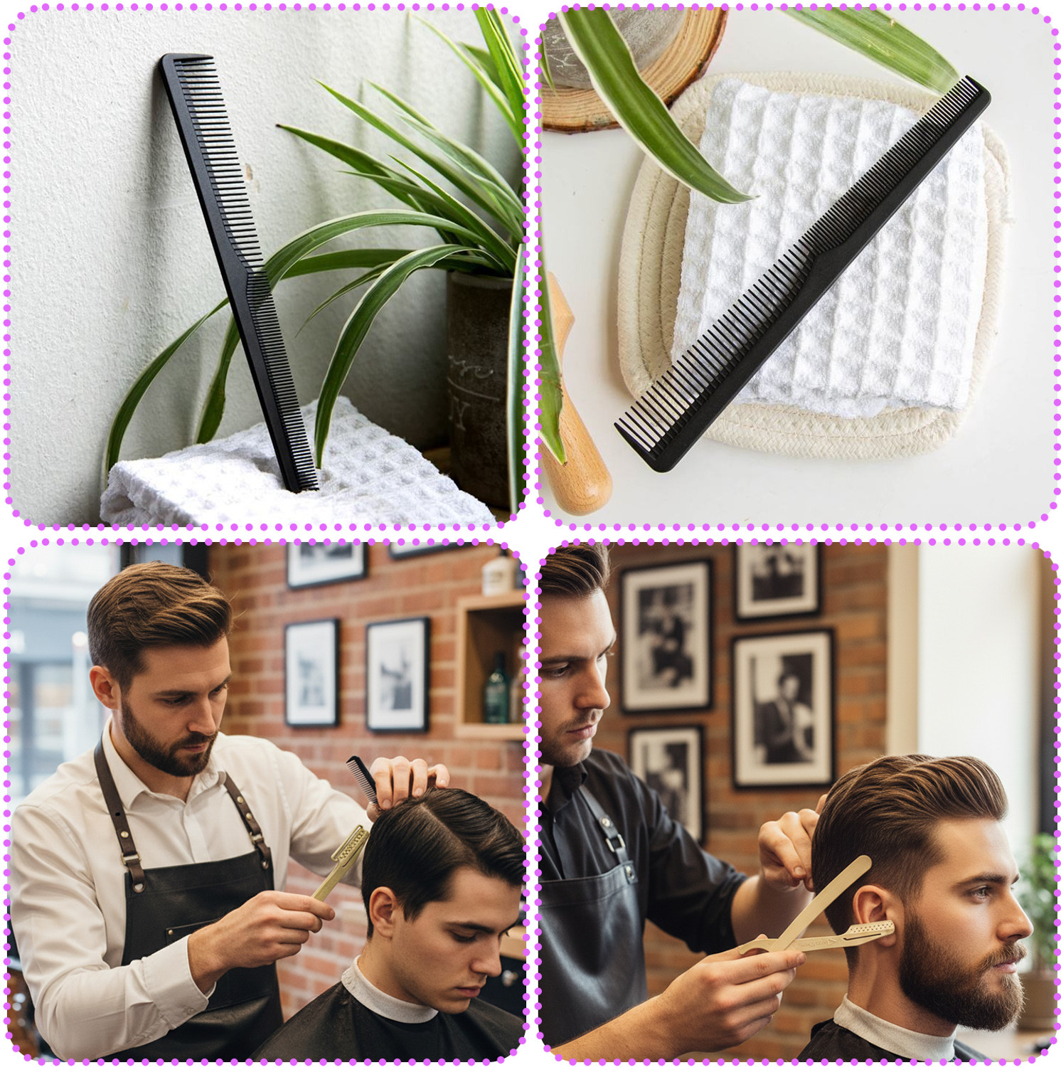 Image of Virth Men's Hair Brush With 2 Pcs Razor,Ear Kit & Nose Scissor & Beard & Nose-Ear Hair Trimmer 120 min Runtime 0 Length Settings (Multicolor)