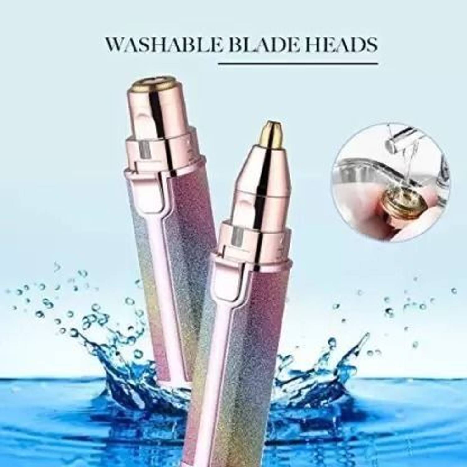 ALORNOR Hair Remover Instant Laser Sensor Light Shaver Trimmer 60 min Runtime 0 Length Settings