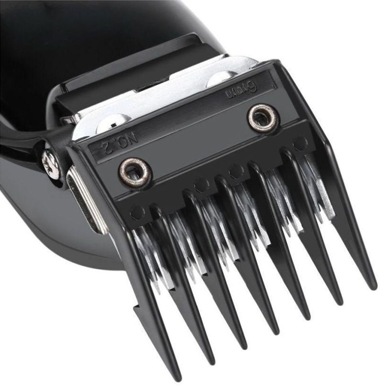 Image of QGS Men Powerful Titanium Wired Adjustable Hair Clipper High Quality Beard Moustache Fully Waterproof Trimmer 0 min Runtime 10 Length Settings