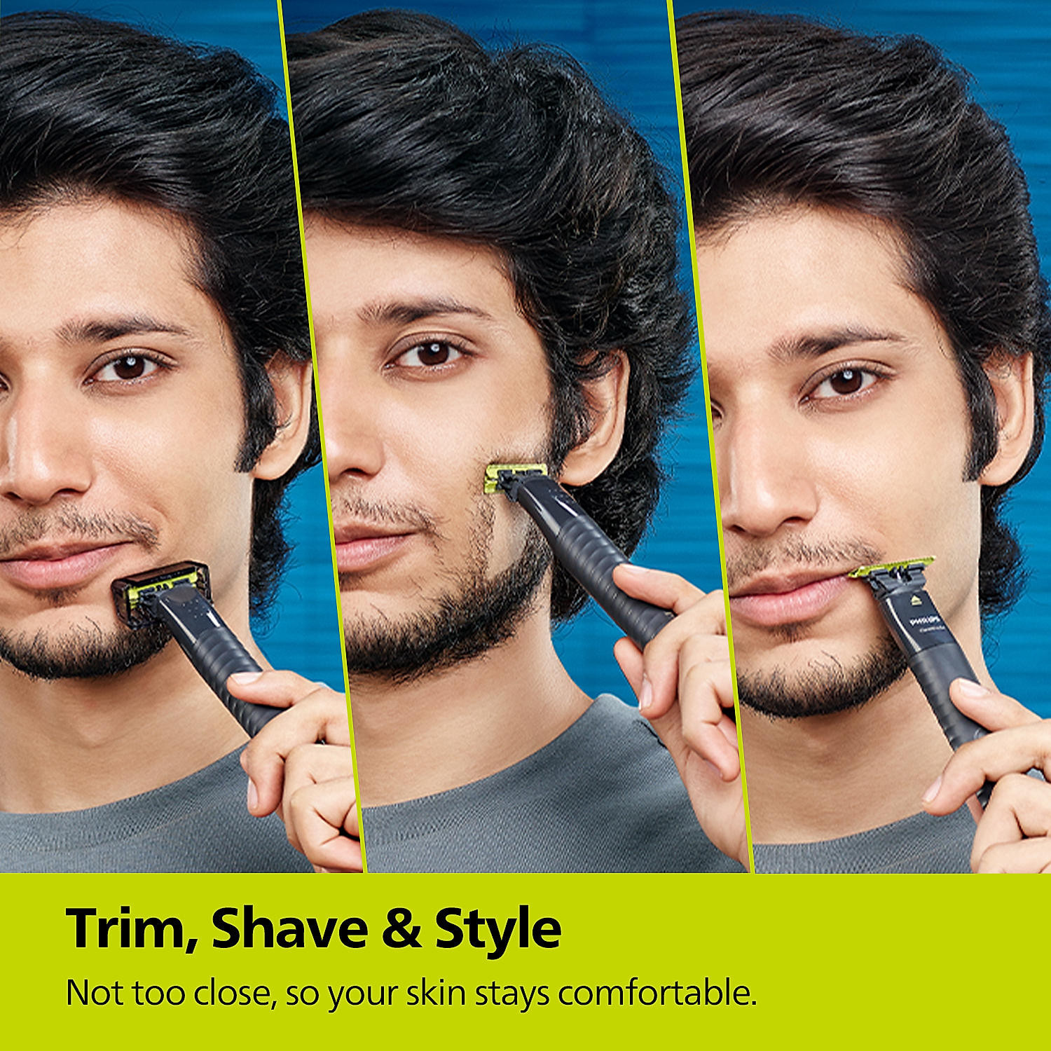 Image of PHILIPS OneBlade QP1624 /10 Grooming Kit 30 min Runtime 3 Length Settings