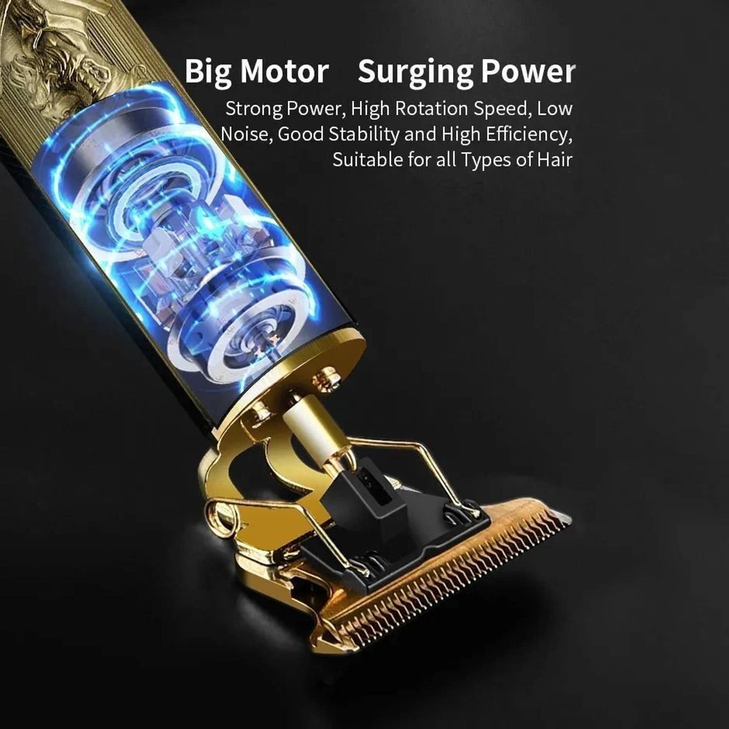 Profiline Professional Vintage T9 Metal Trimmer - Image 2