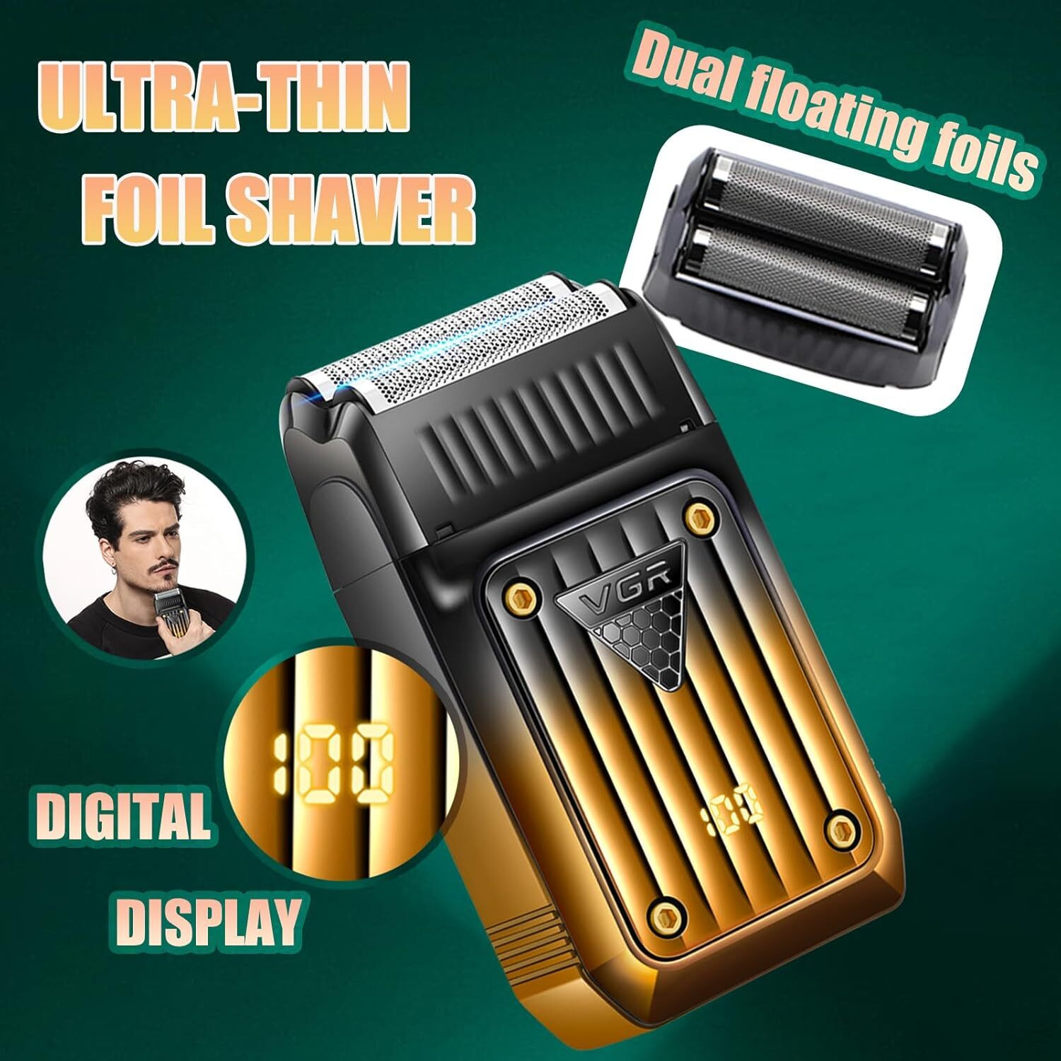 Image of VGR V-644 COMBO Grooming Kit 200 min Runtime 10 Length Settings