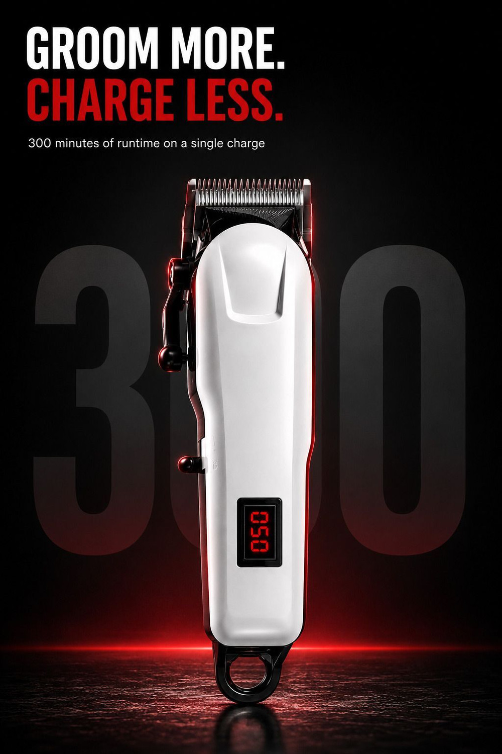 Image of Rynlona X89 Portable Electric Trimmer for Men Rechargeable Beard Hair Grooming Fully Waterproof Trimmer 240 min Runtime 4 Length Settings (Multicolor)