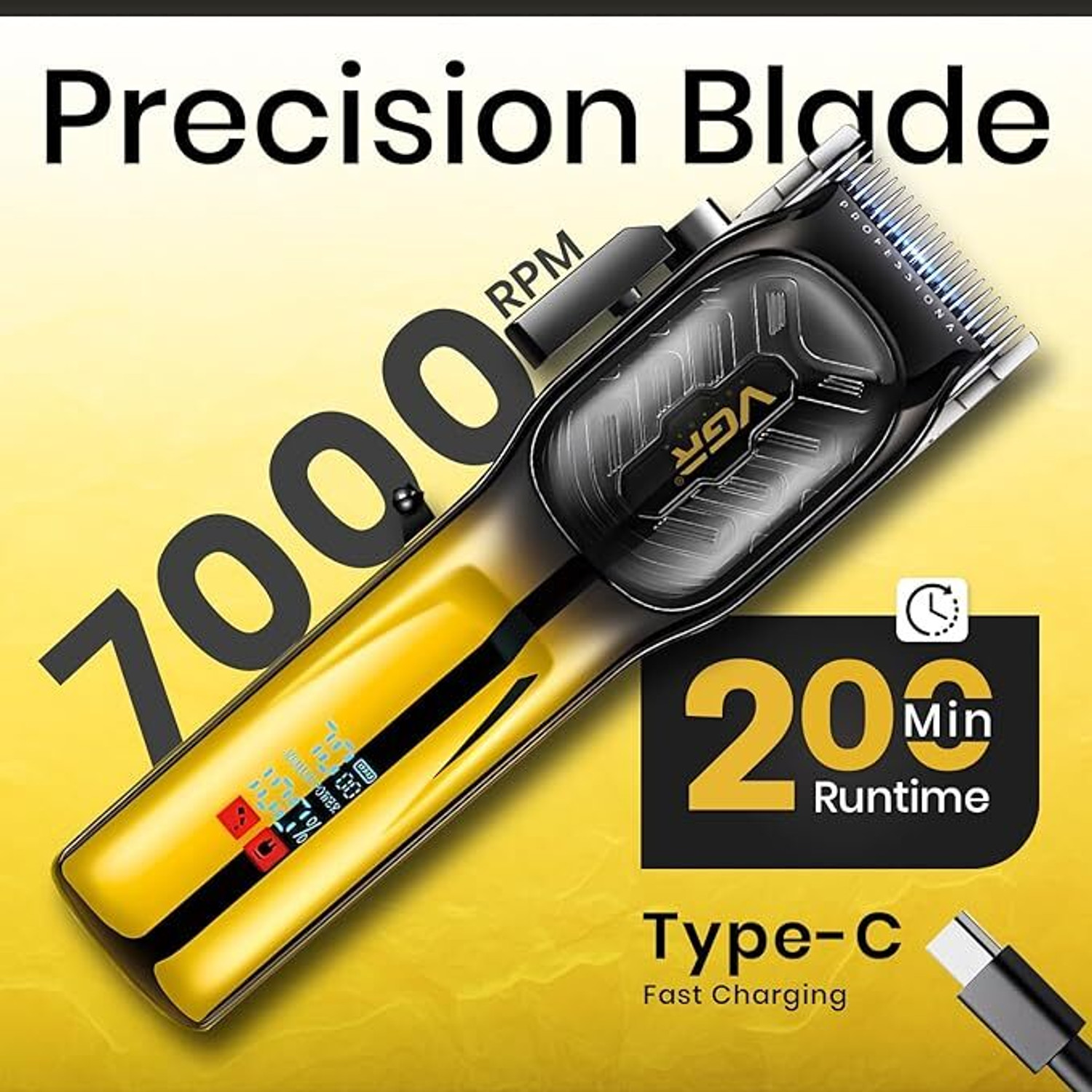 Image of VGR V-654 Grooming Kit 200 min Runtime 7 Length Settings