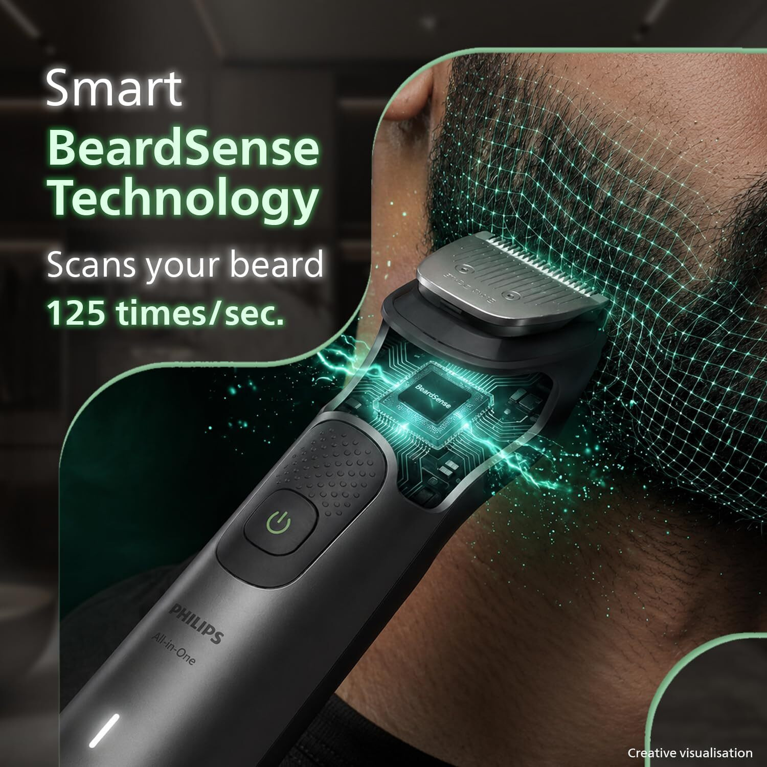 Image of PHILIPS MG7931 /30 Cordless 16-in-1 Trimmer for Men Fully Waterproof Grooming Kit 120 min Runtime 21 Length Settings