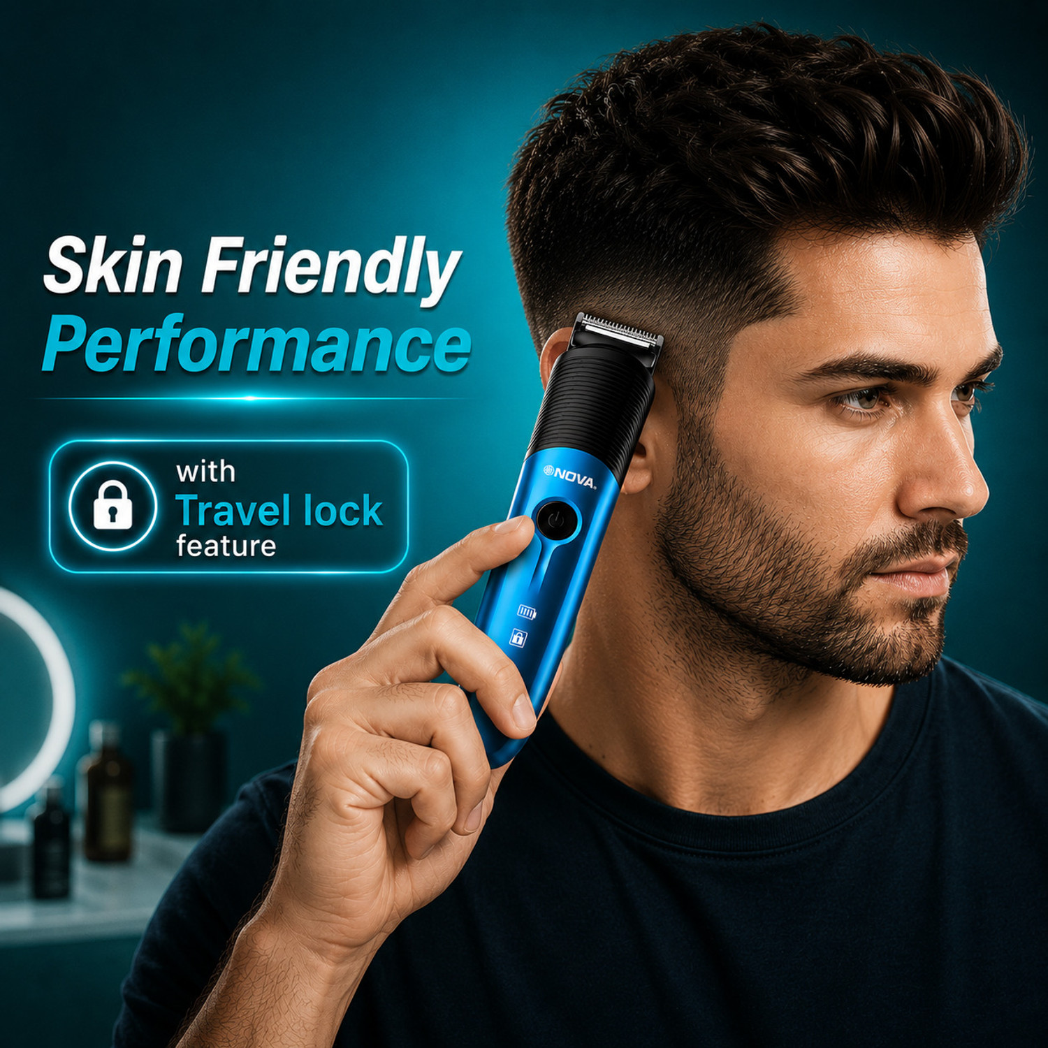 Image of NOVA NHT 1138 Trimmer 100 min Runtime 9 Length Settings