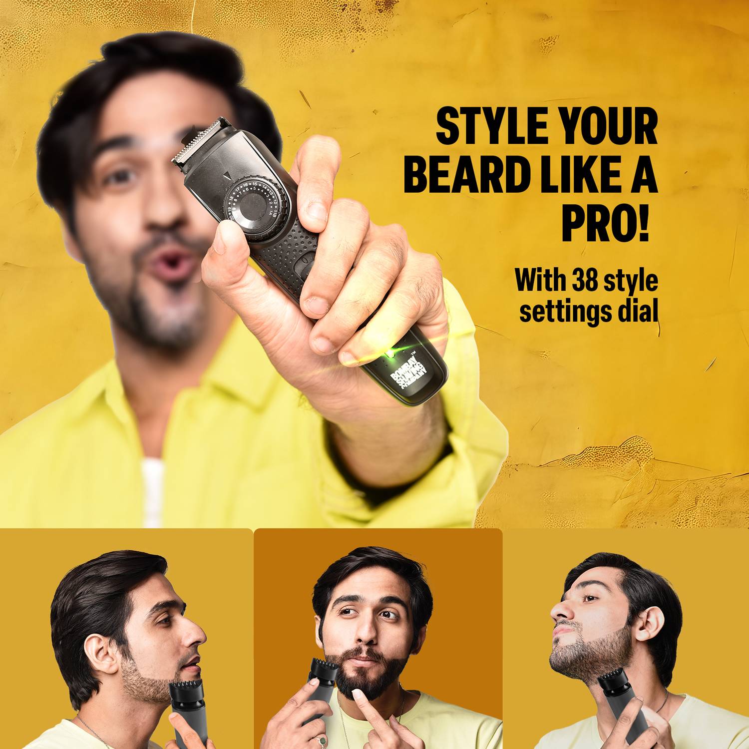 BOMBAY SHAVING COMPANY Power Styler Edge Beard Trimmer - Image 3