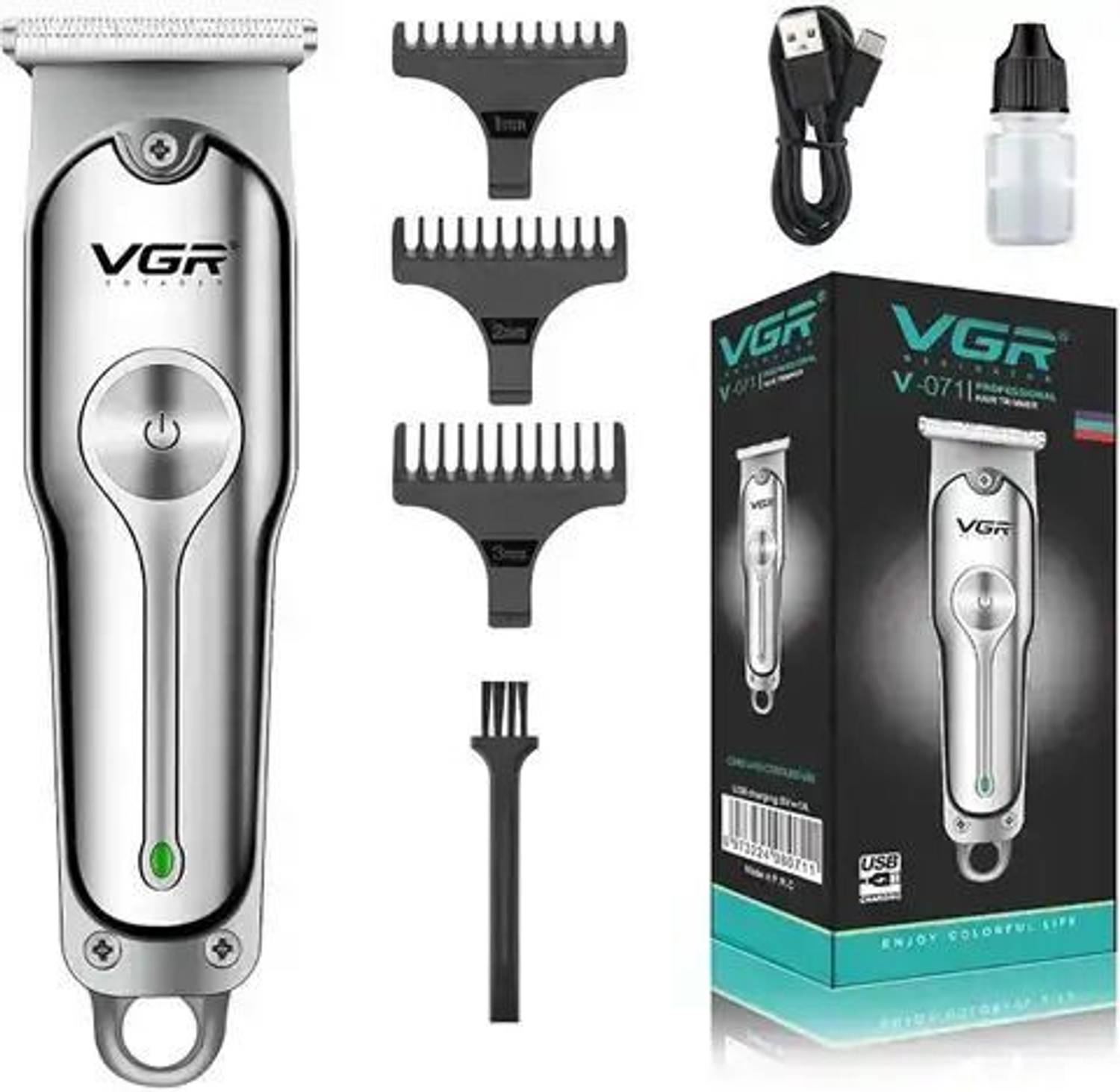 VGR V-071 Professional Rechargeable Hair Clipper - Image 5
