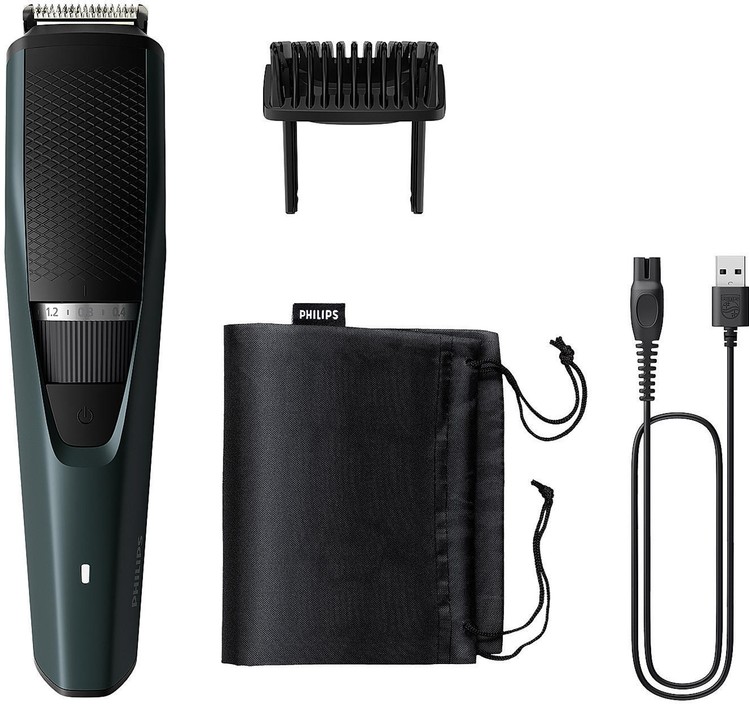 Image of PHILIPS 3431 Trimmer 60 min Runtime 1 Length Settings