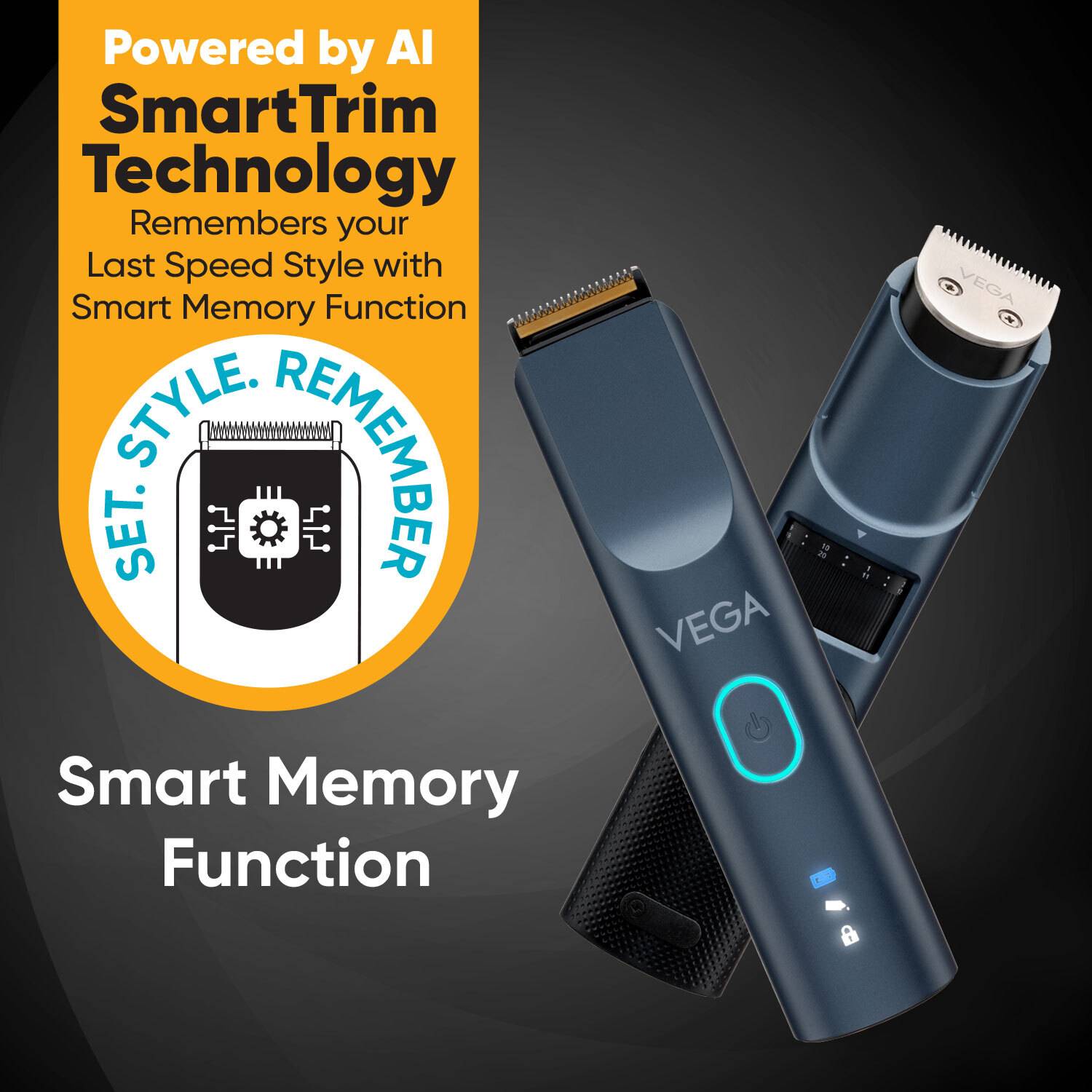VEGA SmartOne S2 Trimmer 160 min Runtime 40 Lengths - Image 3