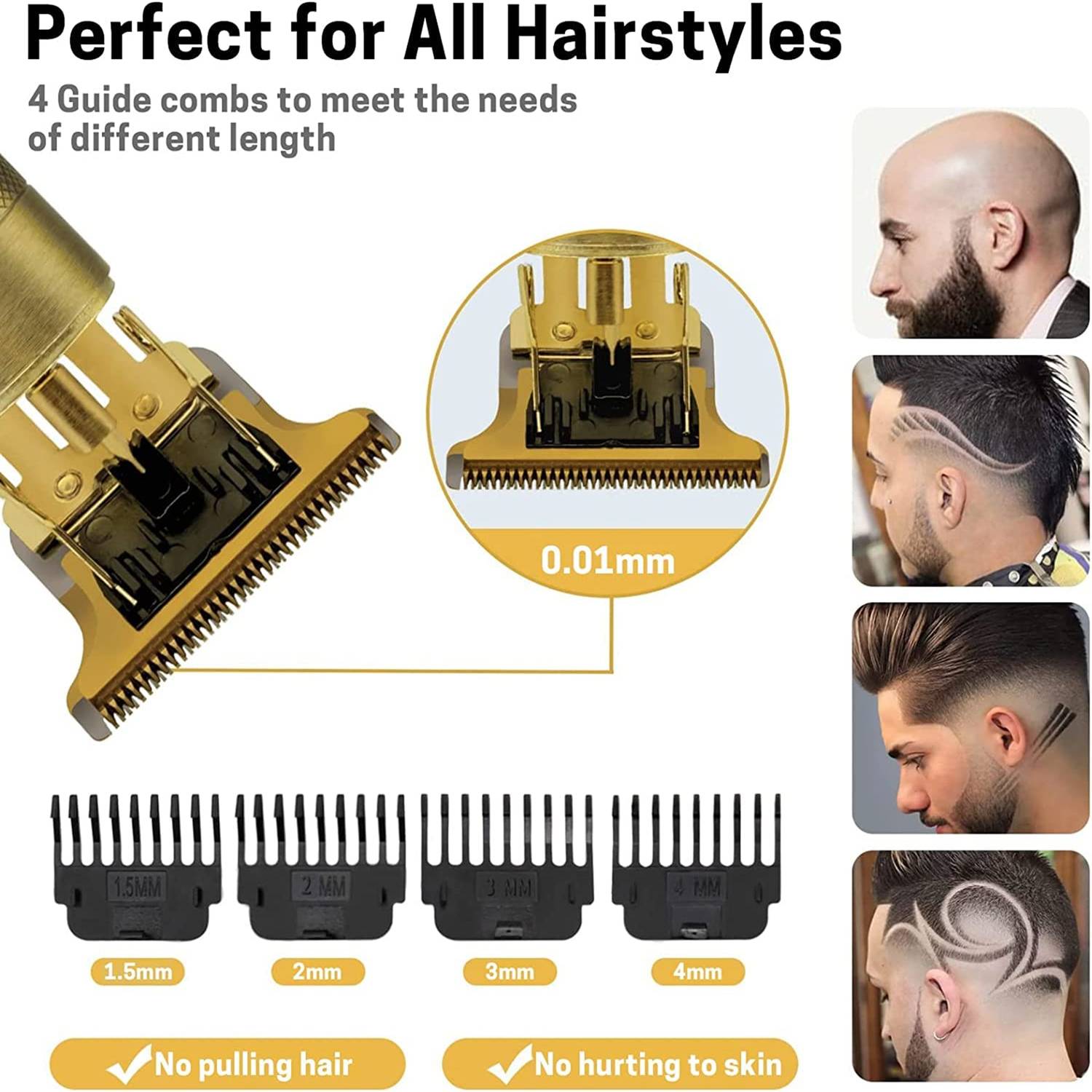 LICHEE Beard Trimmer for Men with Nose Trimmer - Image 3