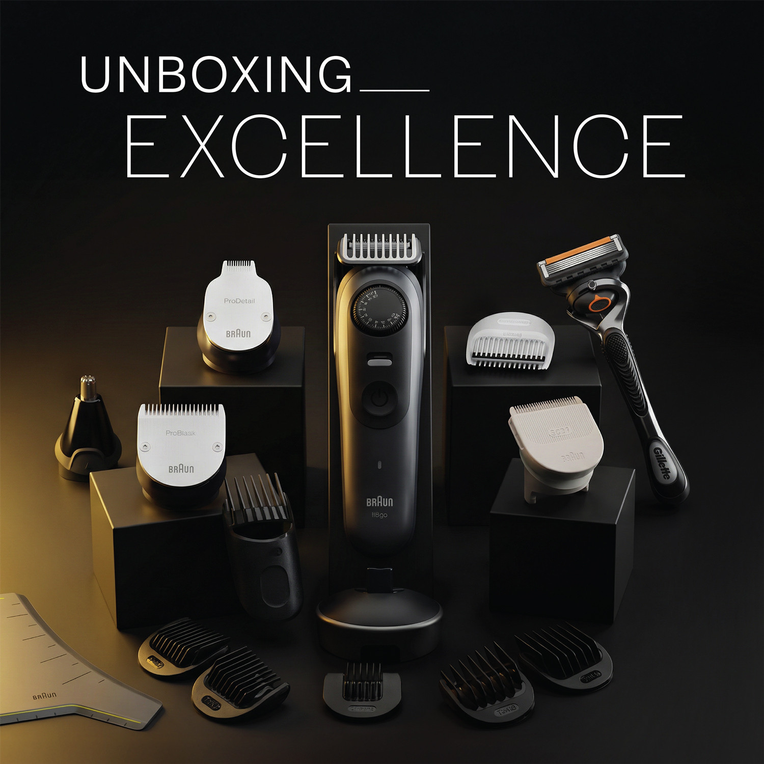 Image of Gillette AIO9 Trimmer 180 min Runtime 40 Length Settings