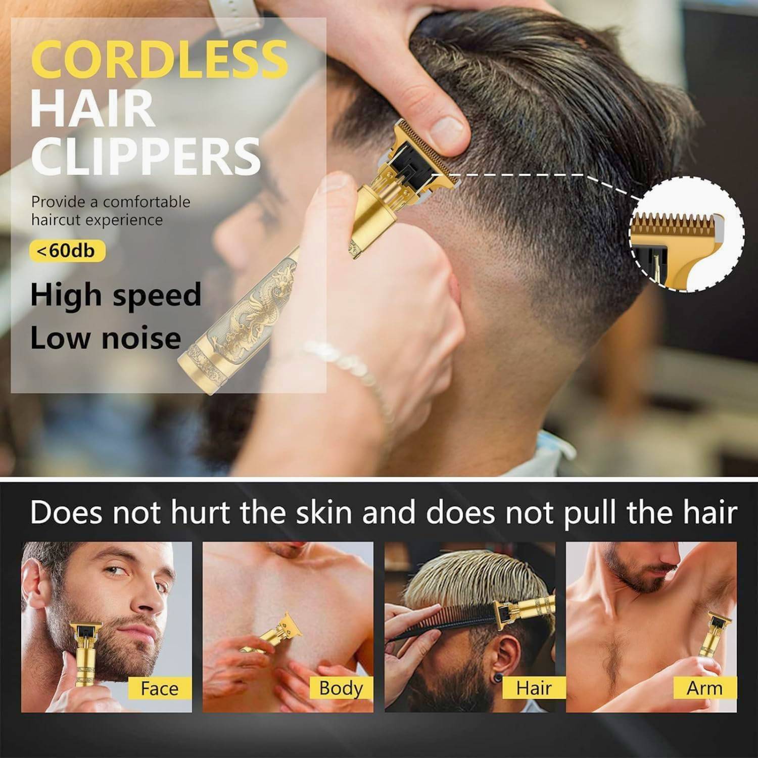 LICHEE Beard Trimmer for Men with Nose Trimmer - Image 2