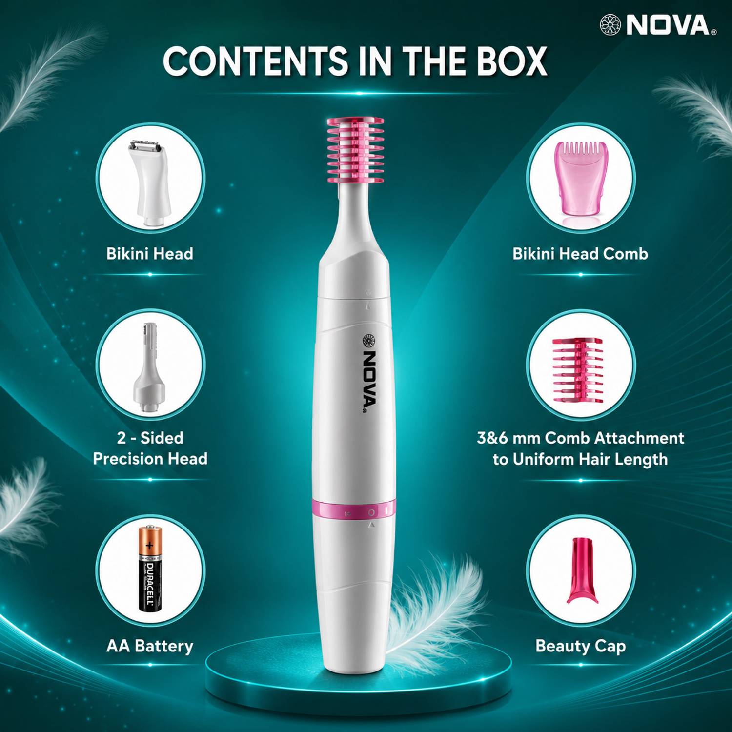 NOVA NLS 530 Sensi-Trim Touch Waterproof Trimmer - Image 2