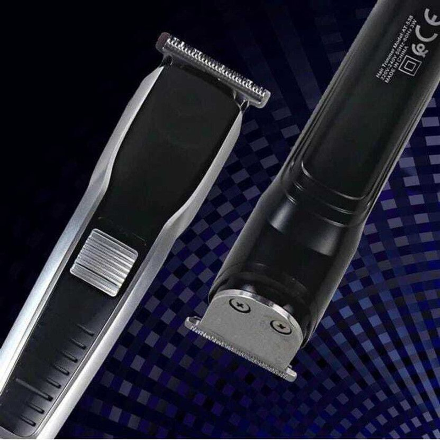 Image of FINARO 538 Waterproof Beard Trimmer | Rechargeable Hair Clipper Trimmer 120 min Runtime 4 Length Settings