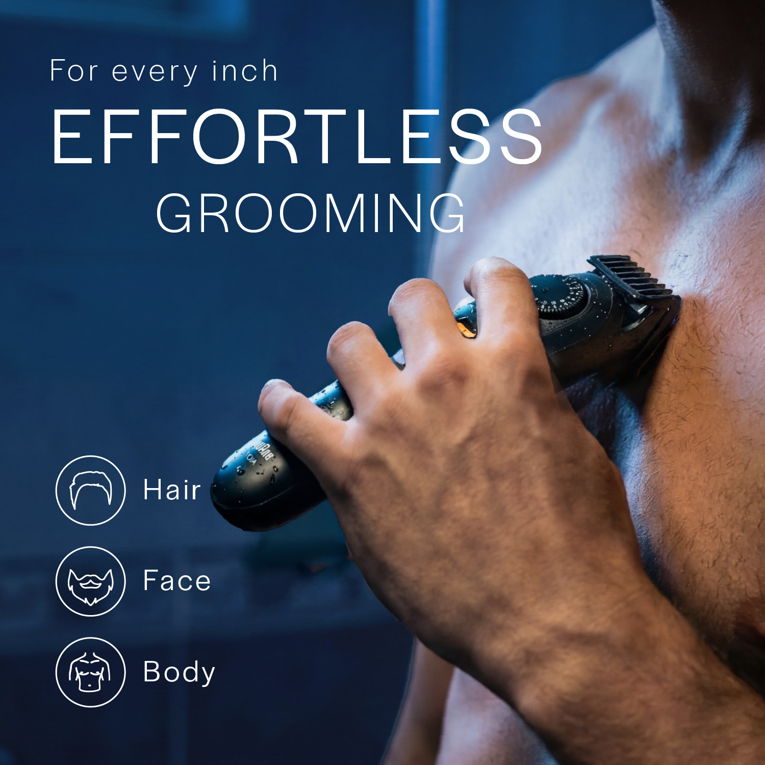 Image of Gillette AIO7 Trimmer 120 min Runtime 40 Length Settings