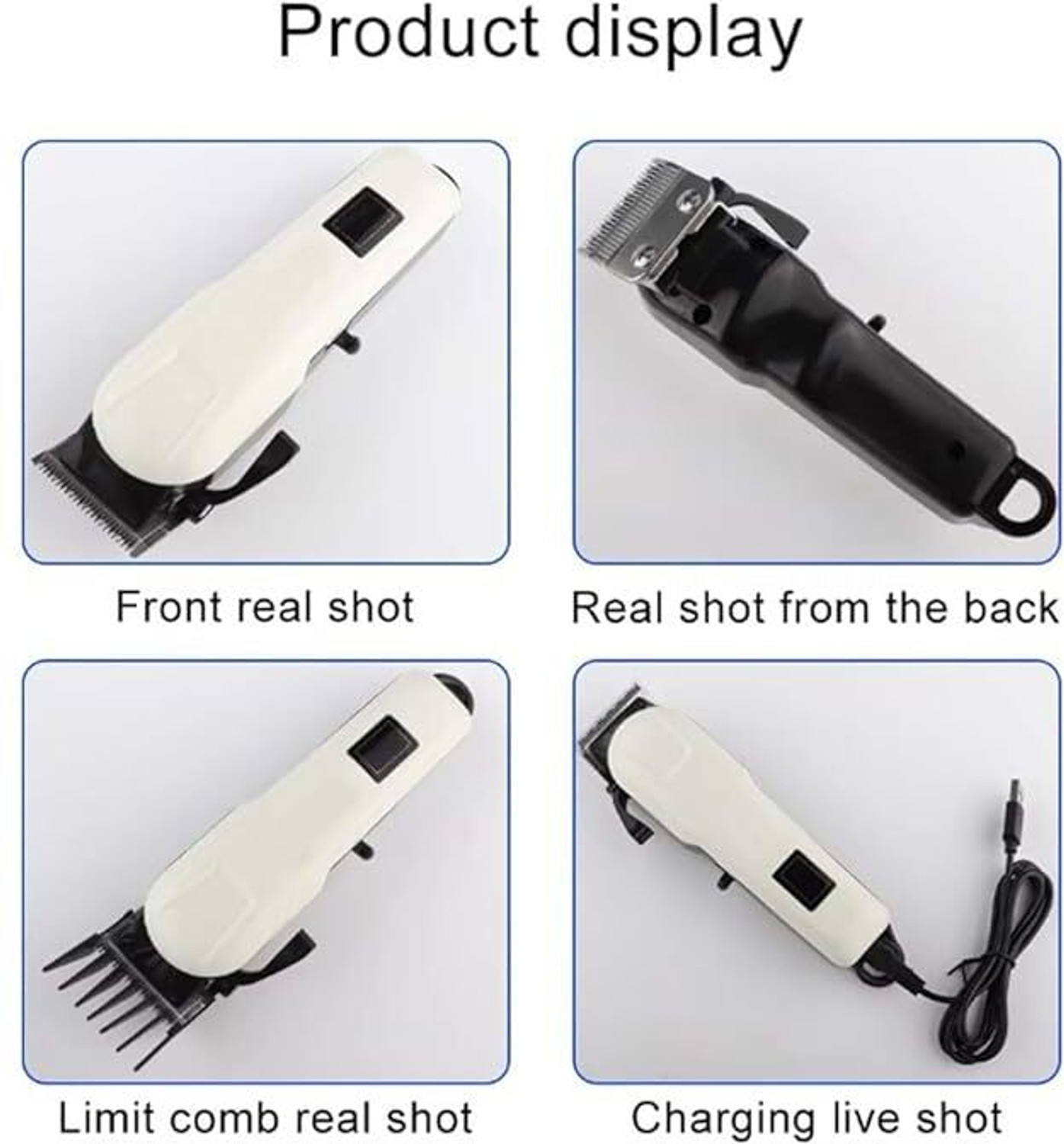 Image of Zeno volt Fast Charging 0 Trim Beard Moustache Trimmer Hair Clipper Razor Fully Waterproof Trimmer 240 min Runtime 5 Length Settings