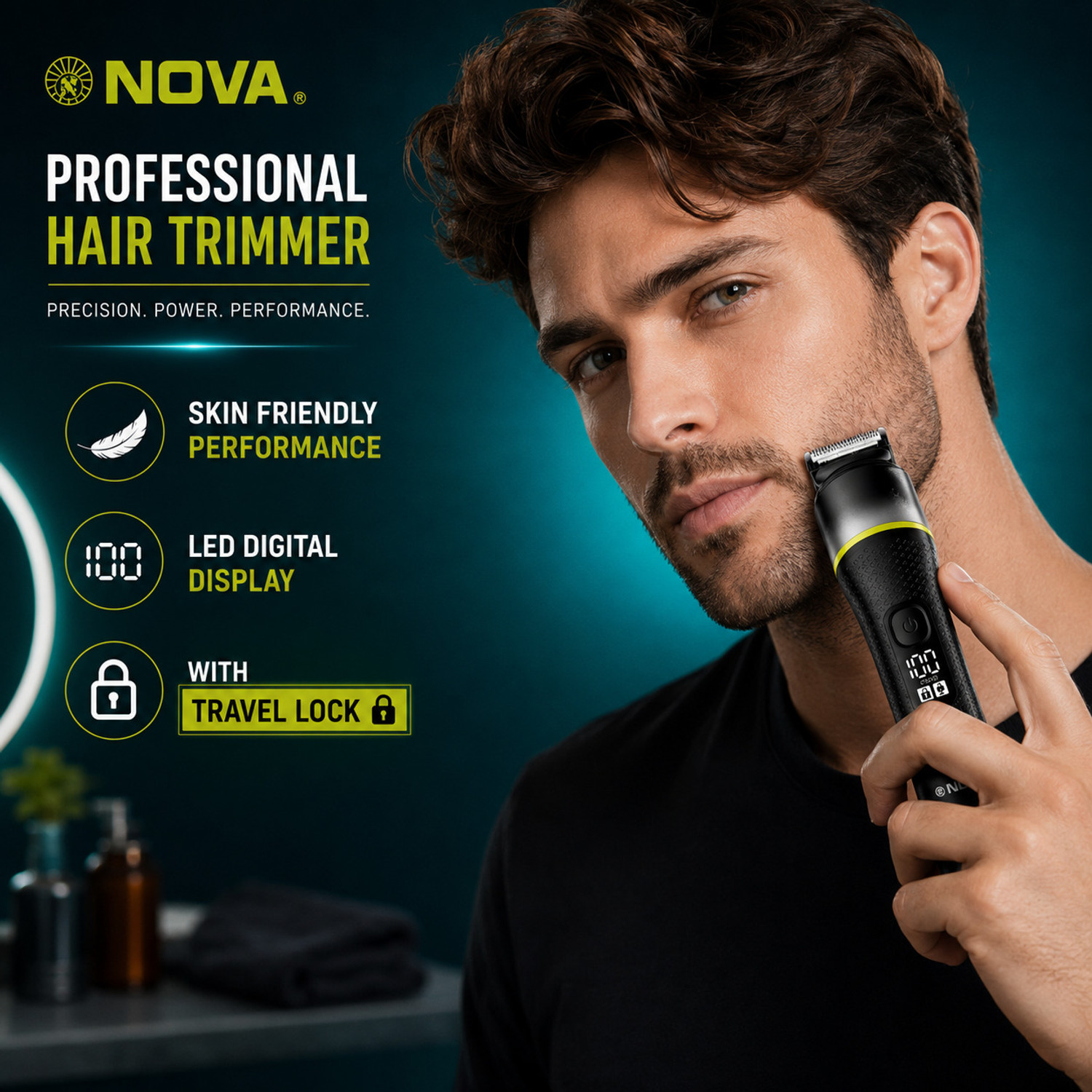 Image of NOVA NHT 1139 Trimmer 100 min Runtime 9 Length Settings