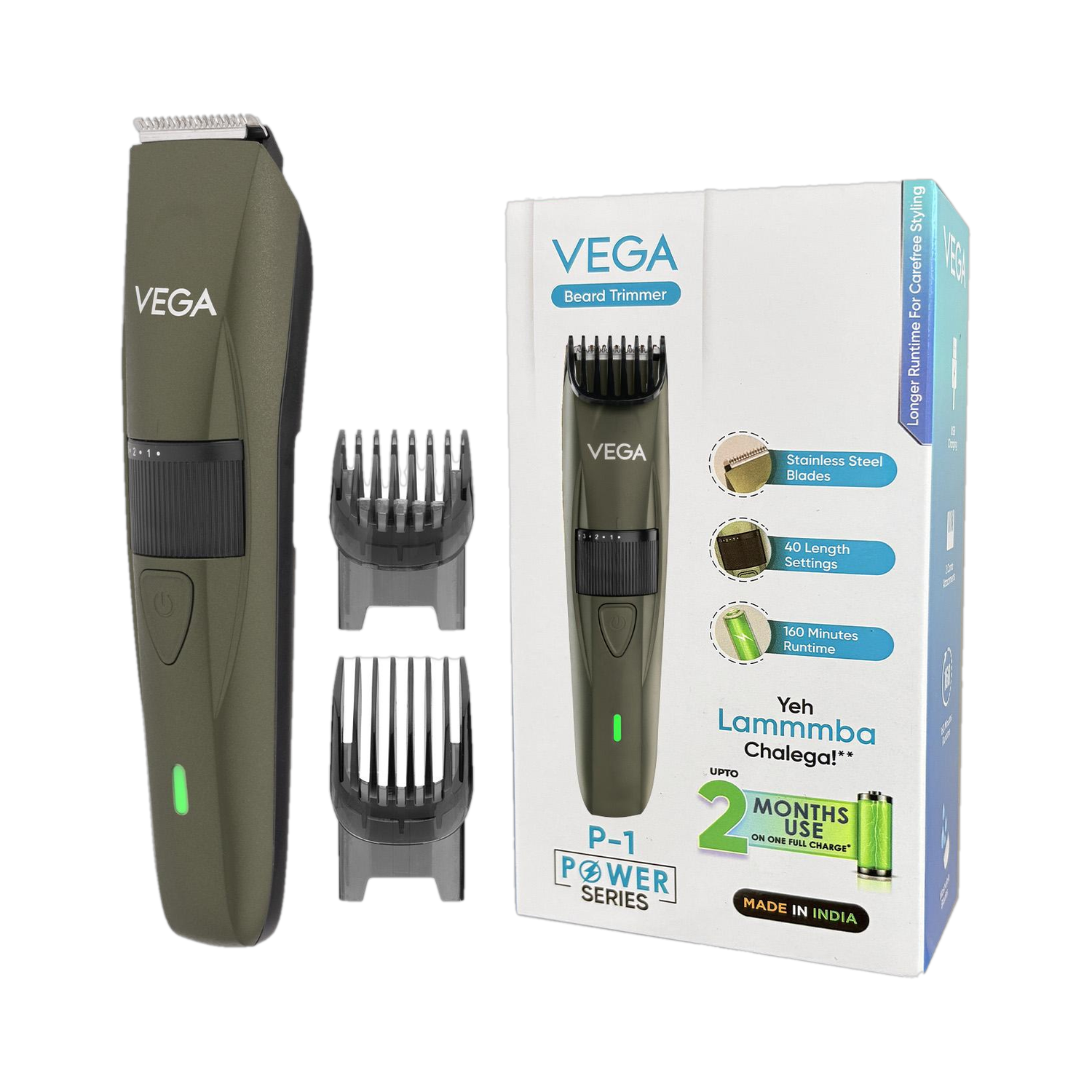 VEGA Power Series P-1 Beard Trimmer 160 min - Image 1
